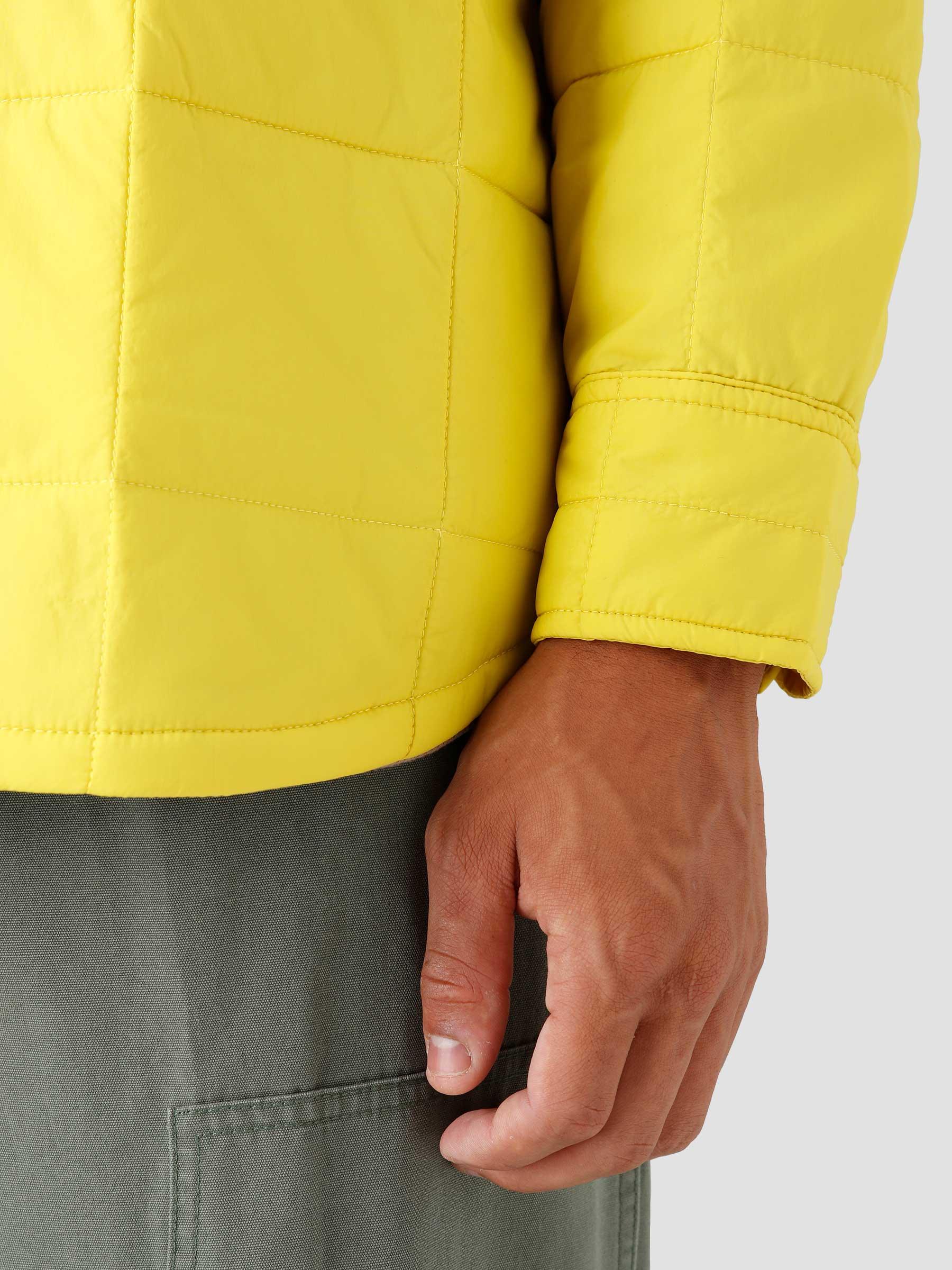 Padded Slouchy 1 Pocket Shirt - Yellow