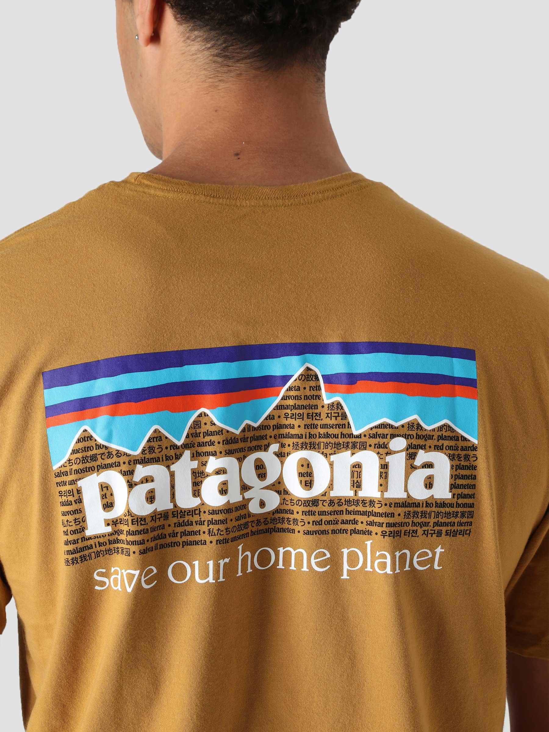 Patagonia Men's P-6 Mission Organic T-Shirt S / Metric Orange