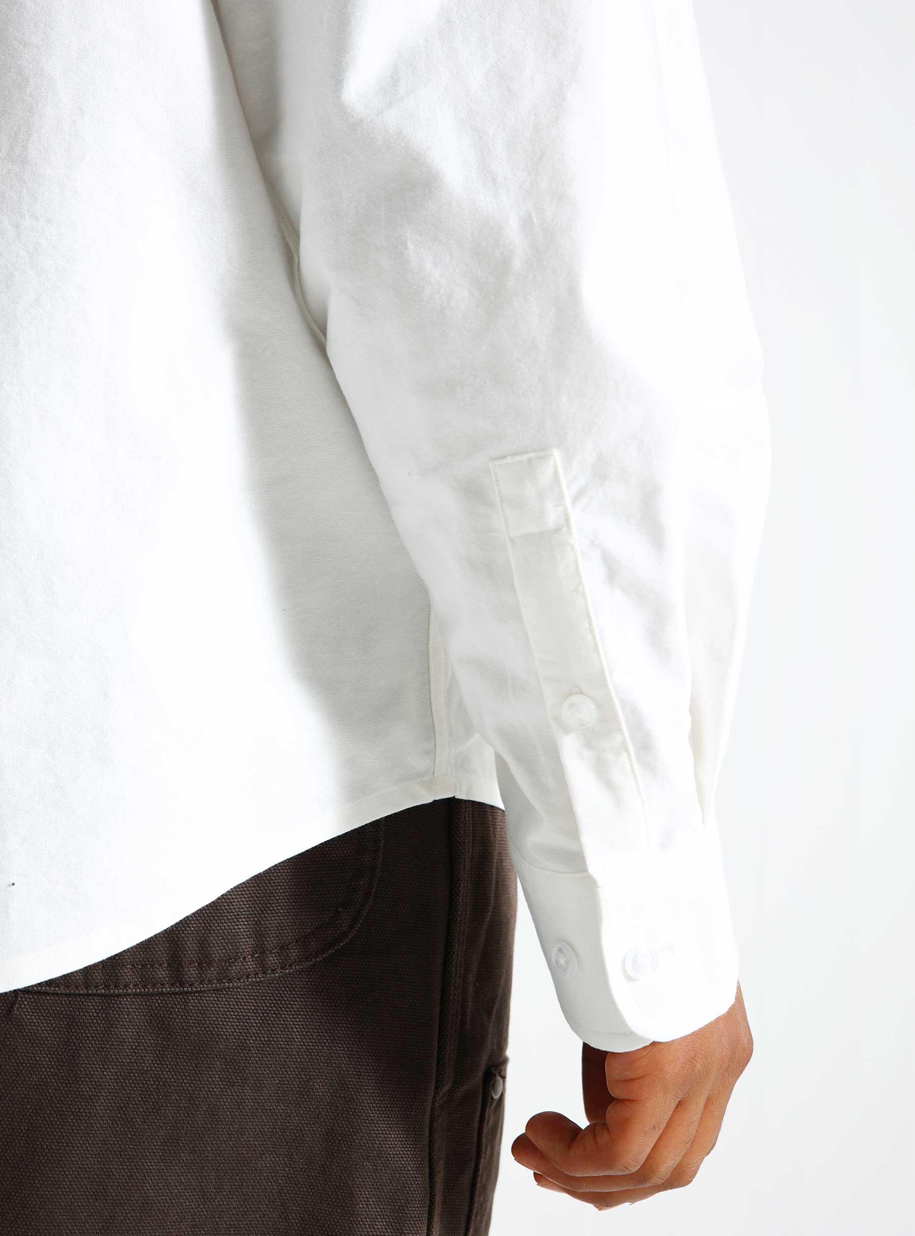 Gold Lemon Oxford Shirt White  342