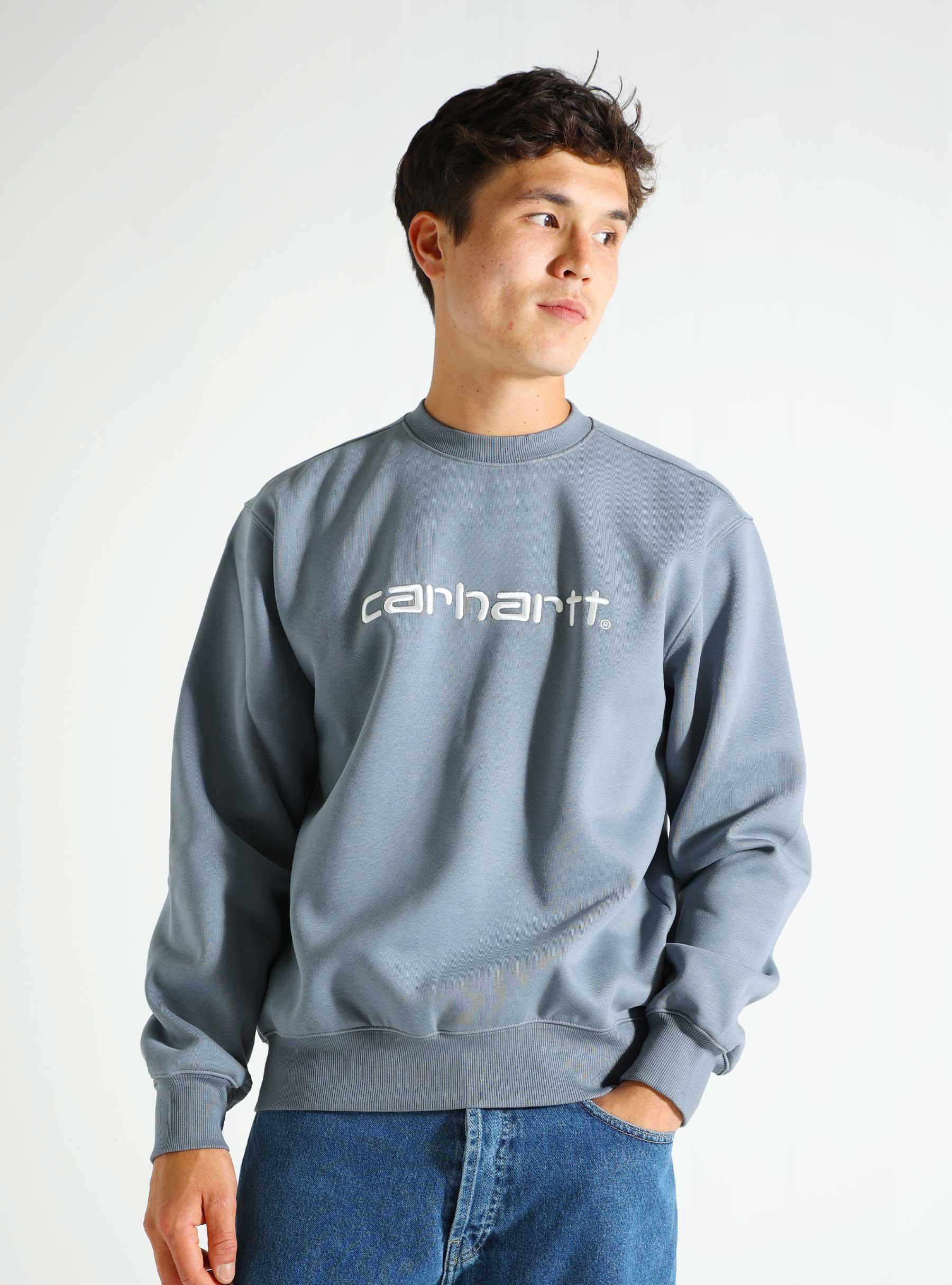 Carhartt Sweat Dove Grey Wax I030546-2INXX