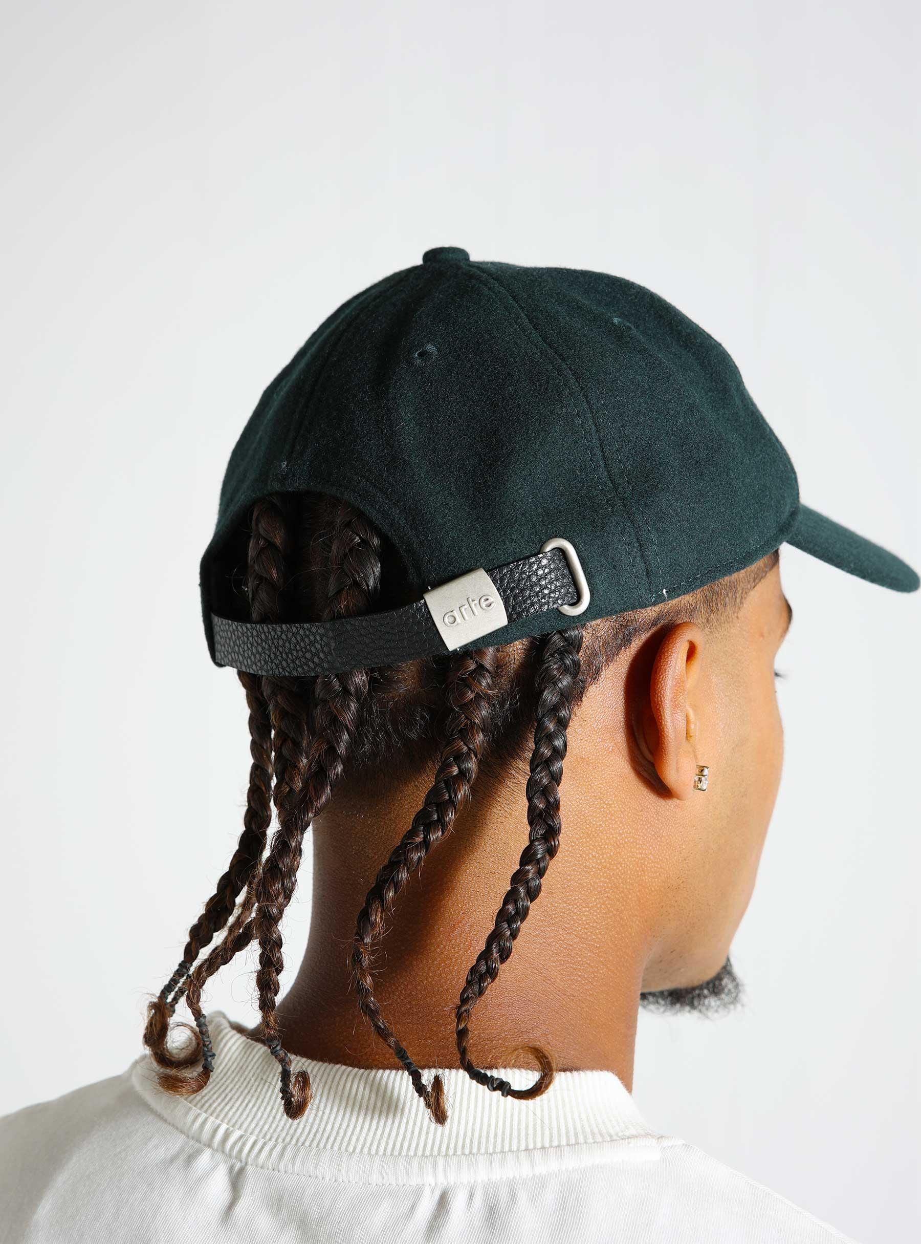 Front Logo Embroidery Cap Green AW24-224AC.1