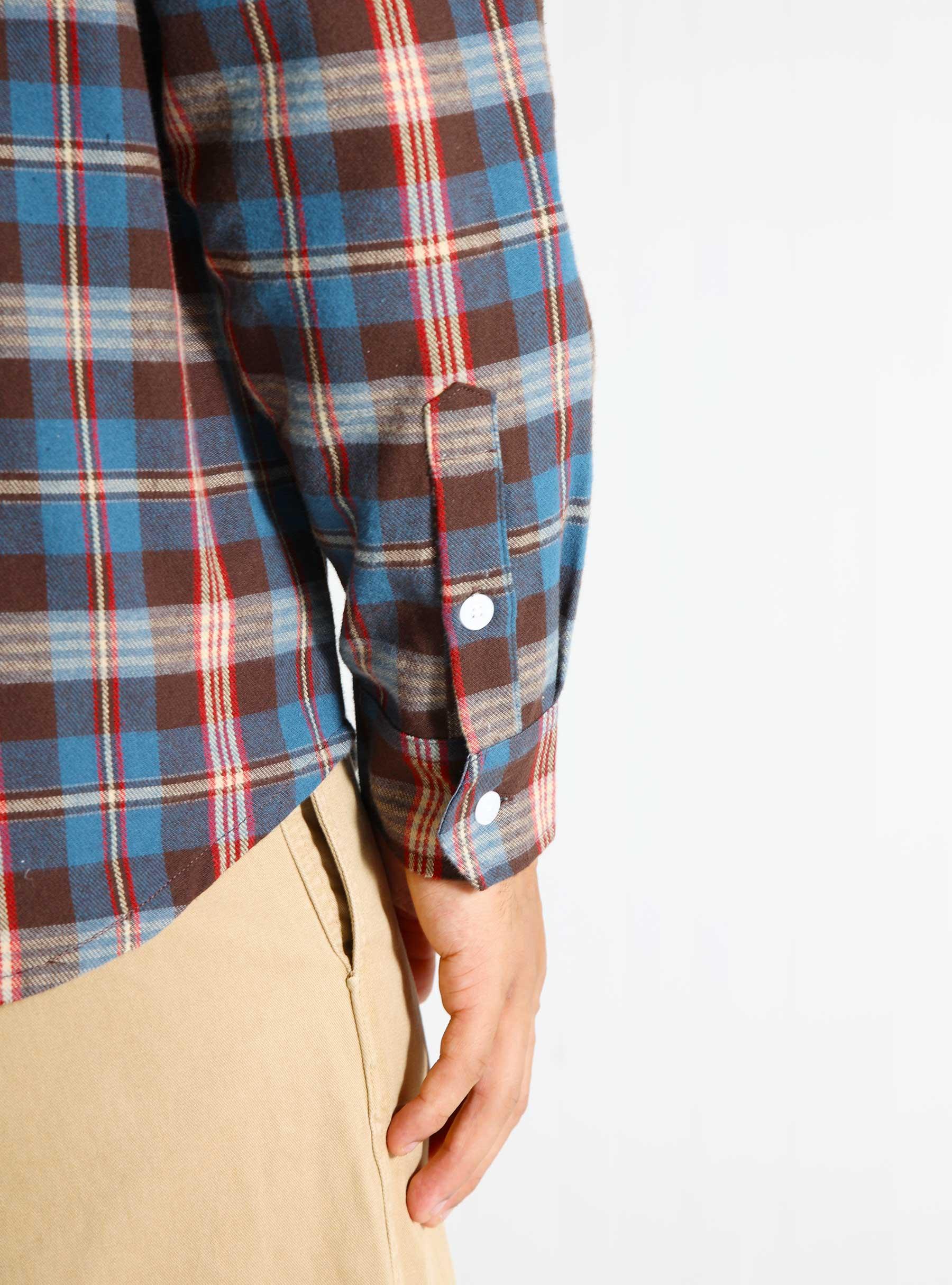 Longsleeve Check Shirt Brown Check B24322