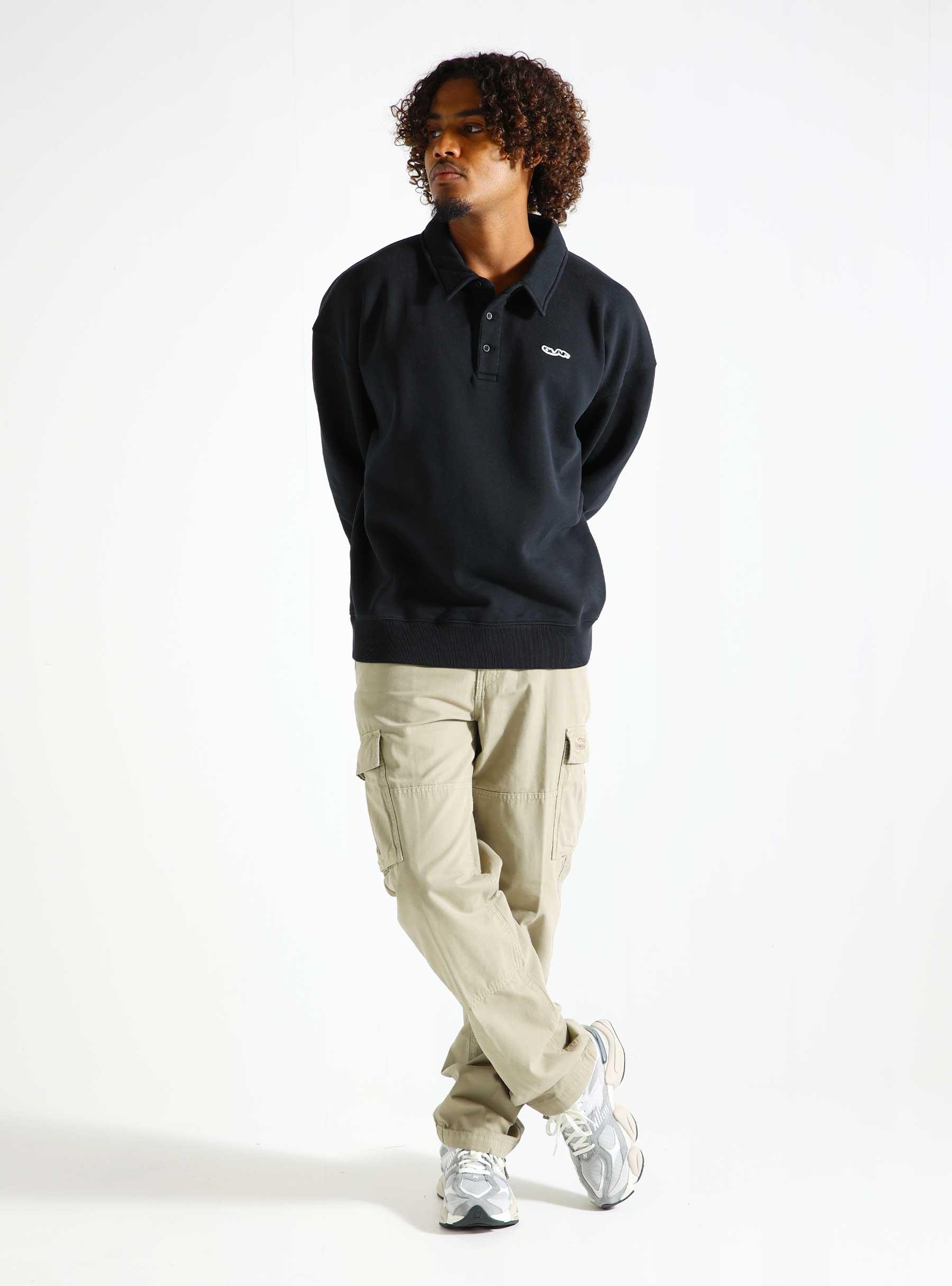 Oversized Polo Black M180213