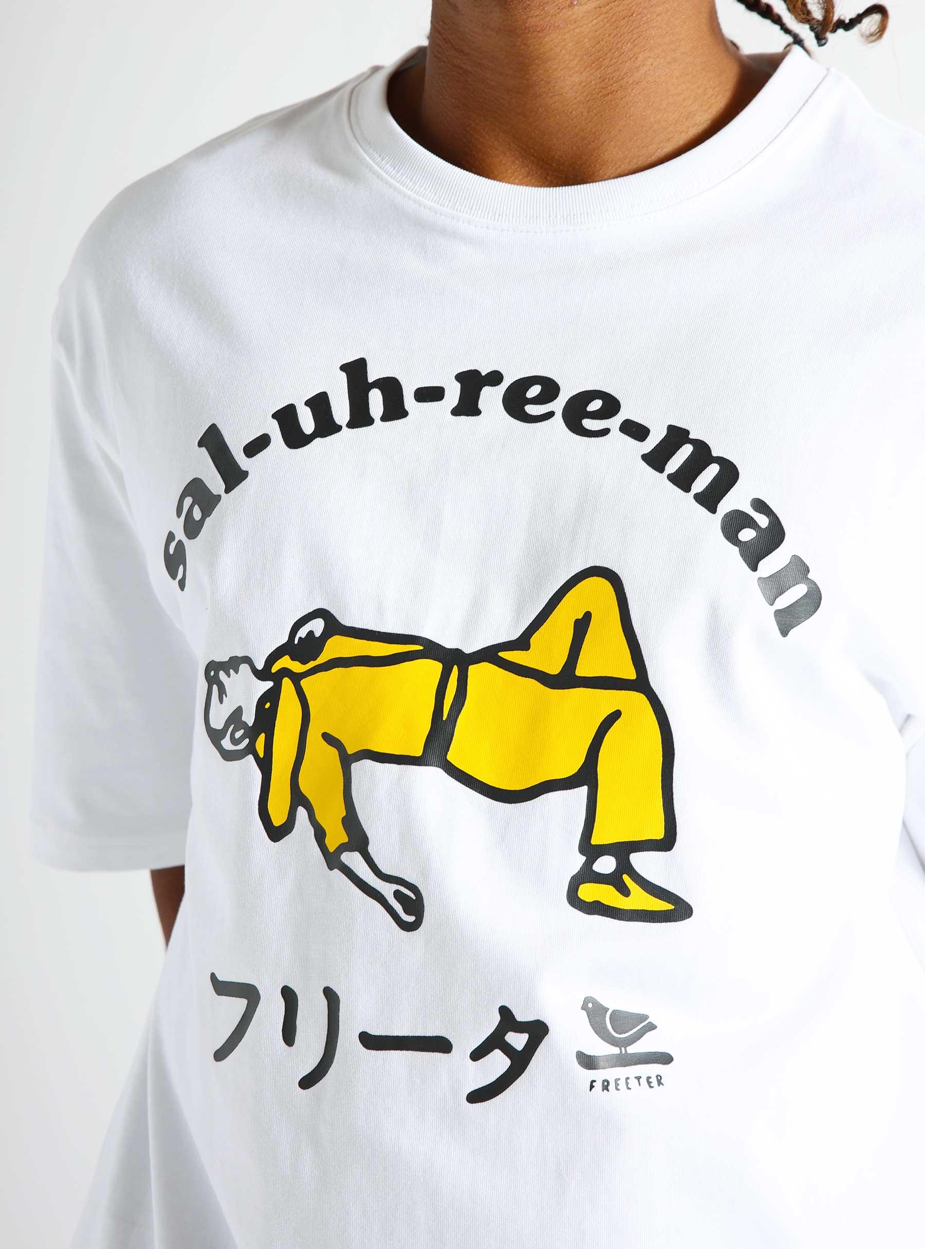 Saluhreeman T-Shirt White freeter_aw24_01