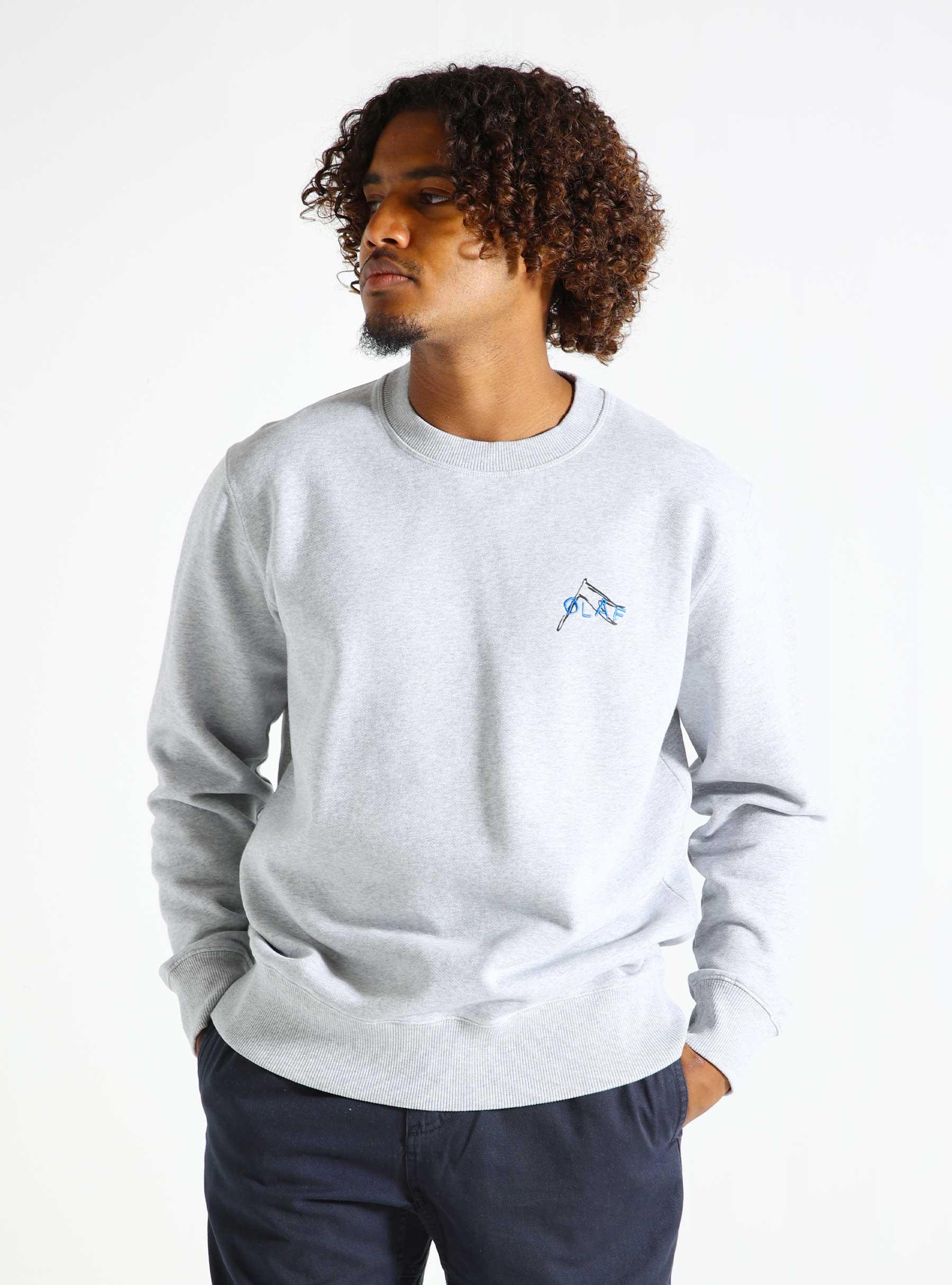 Gadget Crewneck Htr Grey M180214