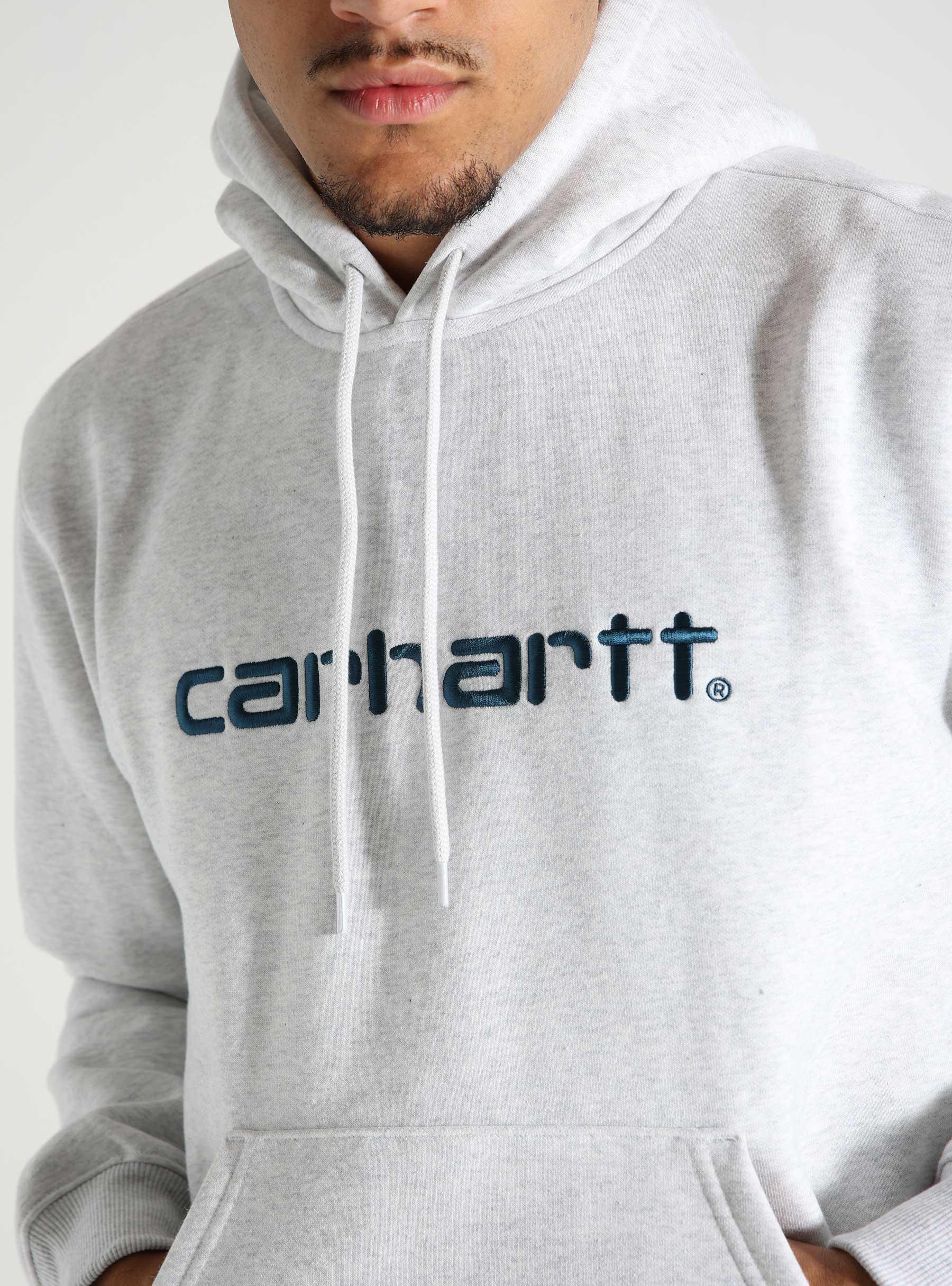 Carhartt Hoodie Ash Heather Duck Blue I030547-2IMXX