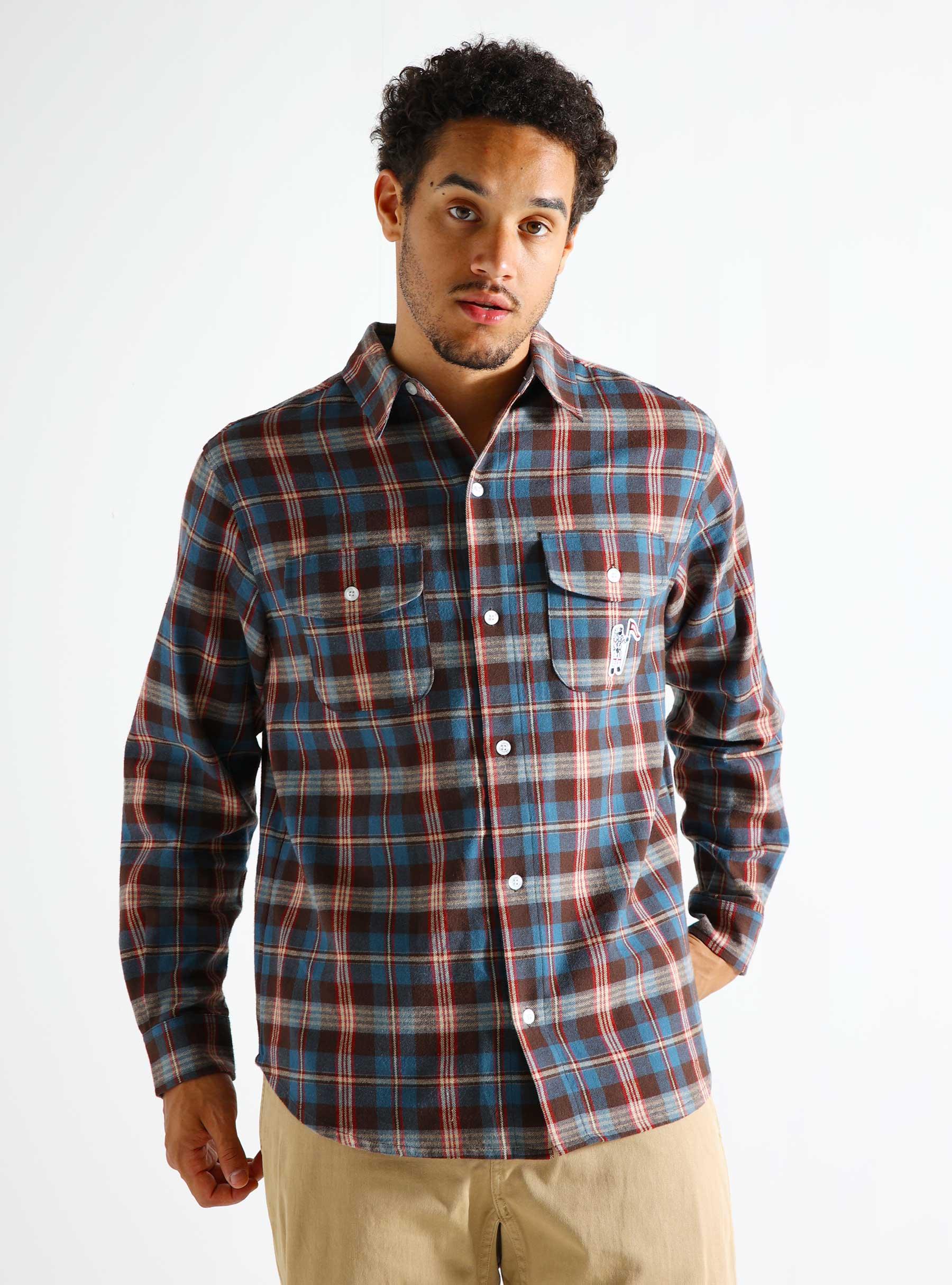 Longsleeve Check Shirt Brown Check B24322