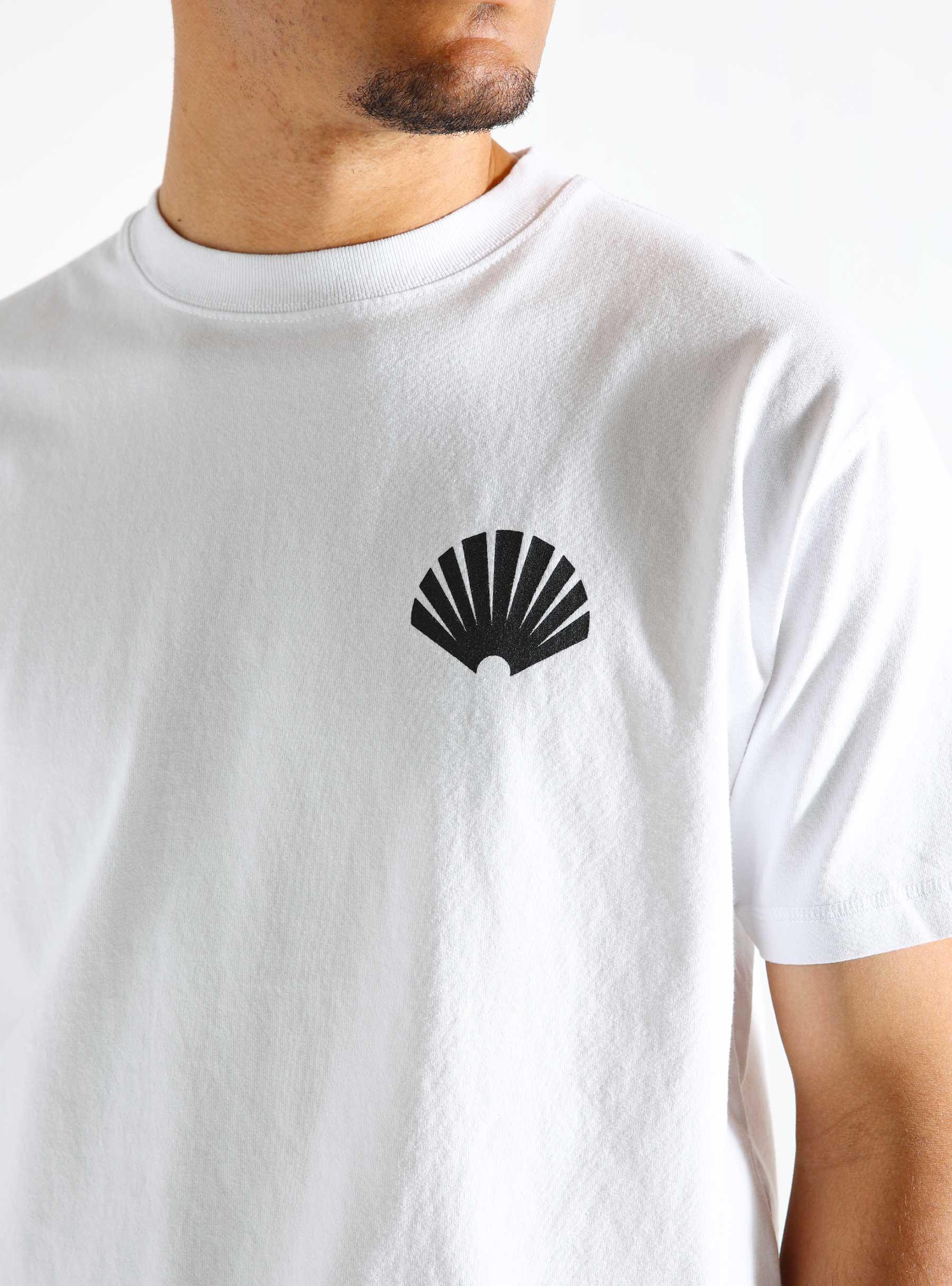 Logo T-shirt White Black 2402120001