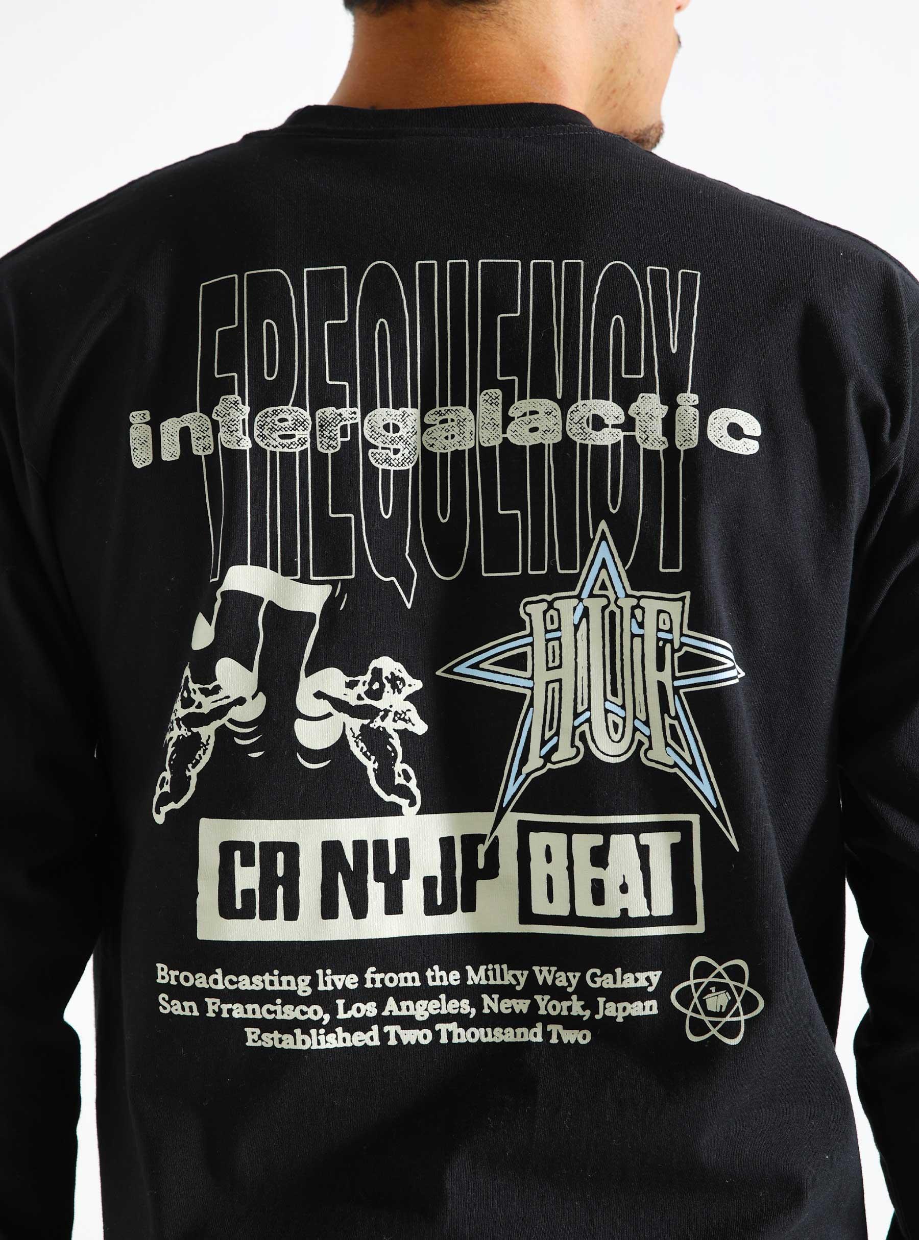 Intergalactic Frequency Longsleeve Black TS02298