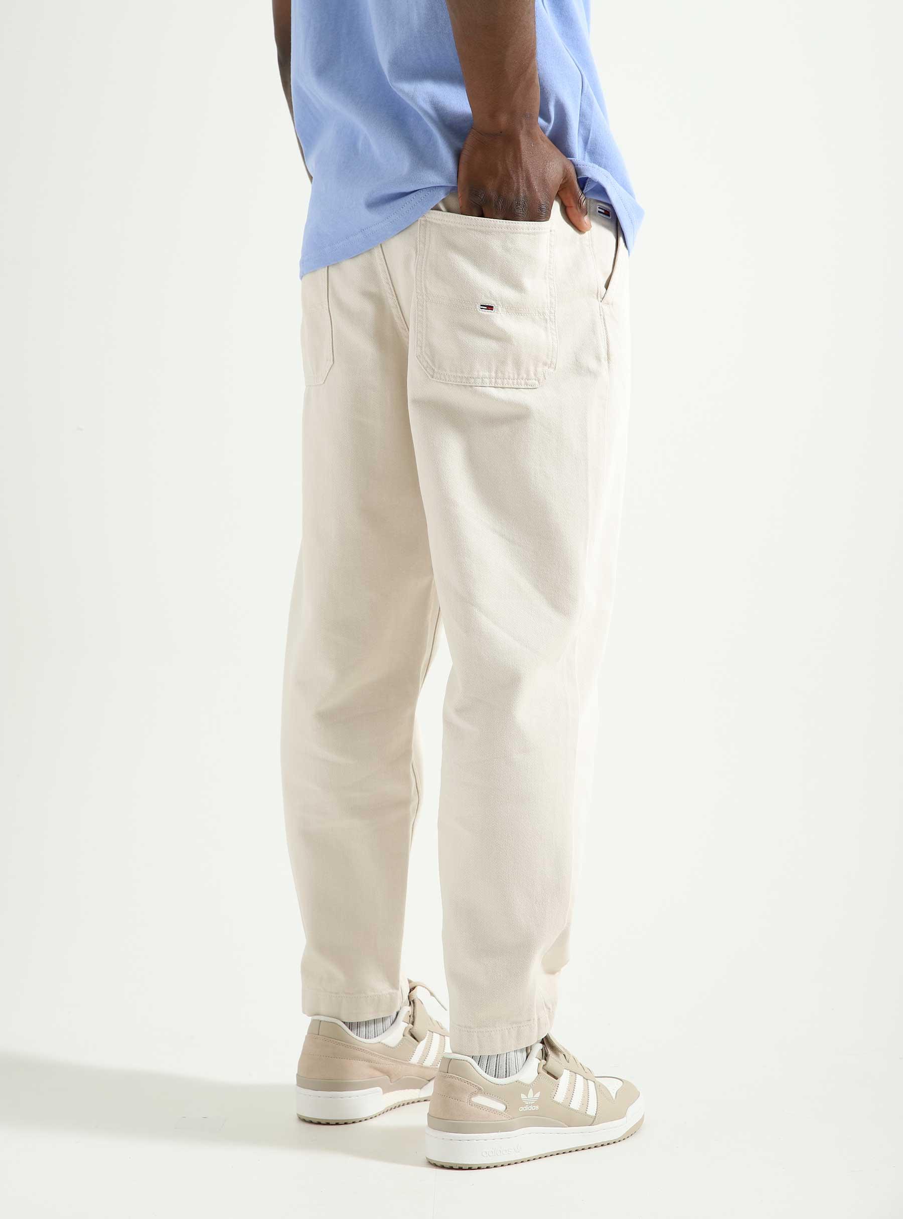Jeans Stone Freshcotton Chino Tommy Garment Beige Bax Dyed -