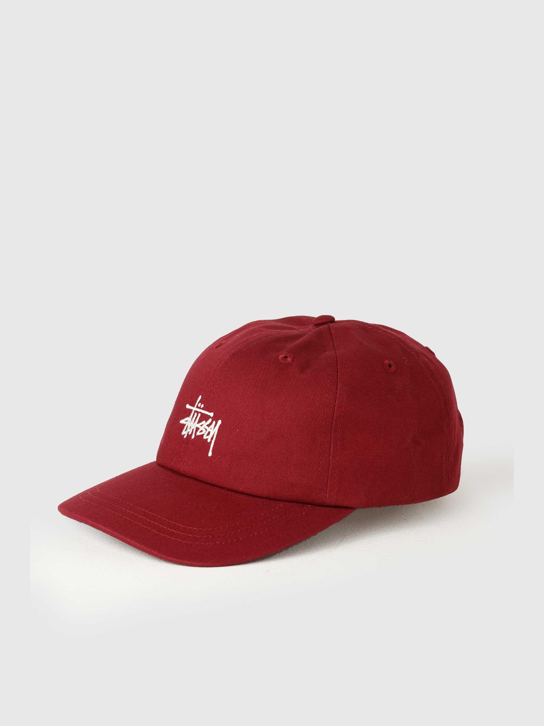 Basic Stock Low Pro Cap Burgundy 1311070