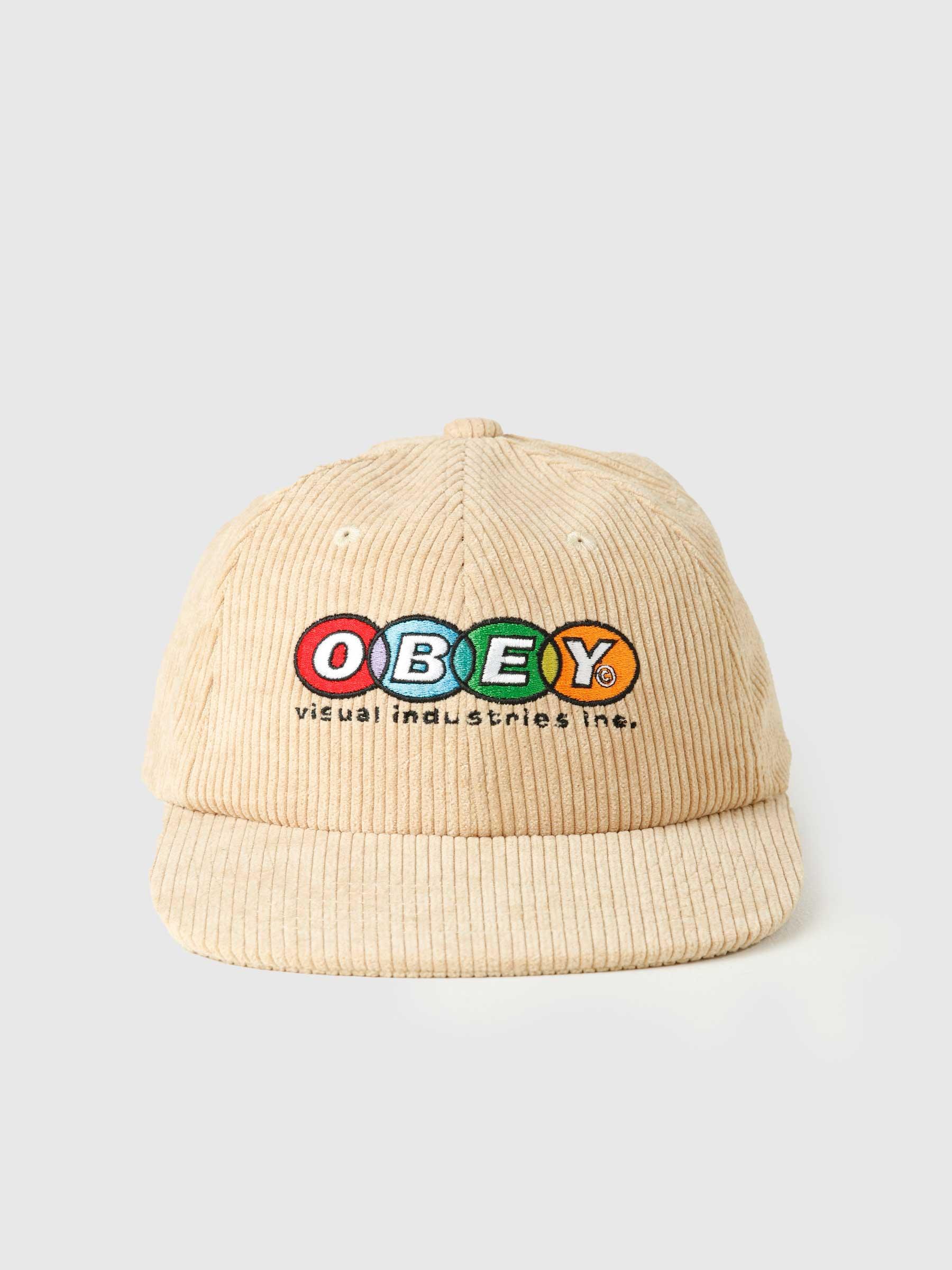 OBEY Industries 6-Panel Cord Hat