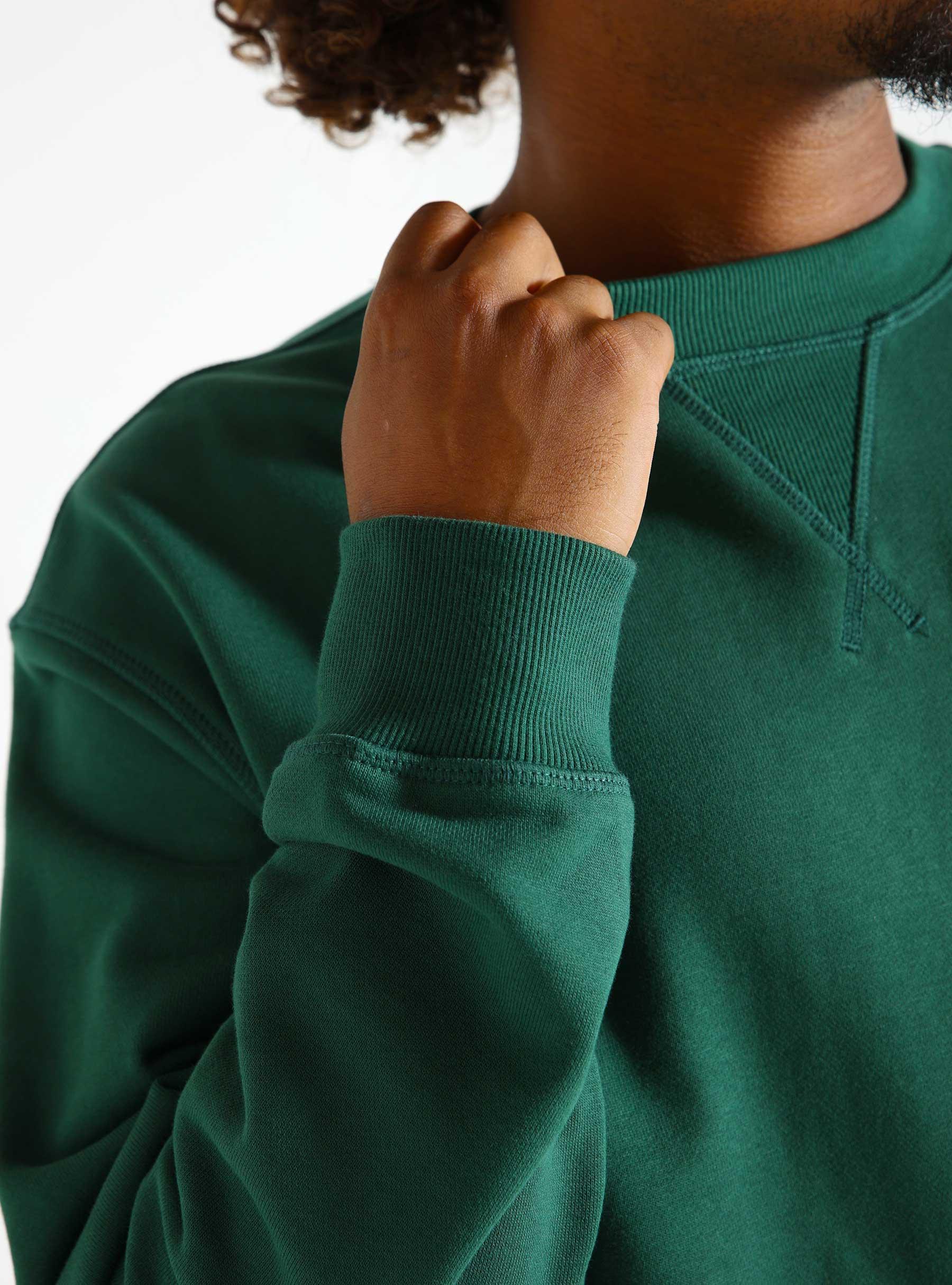 Athletics French Terry Crewneck Nightwatch Green MT41506