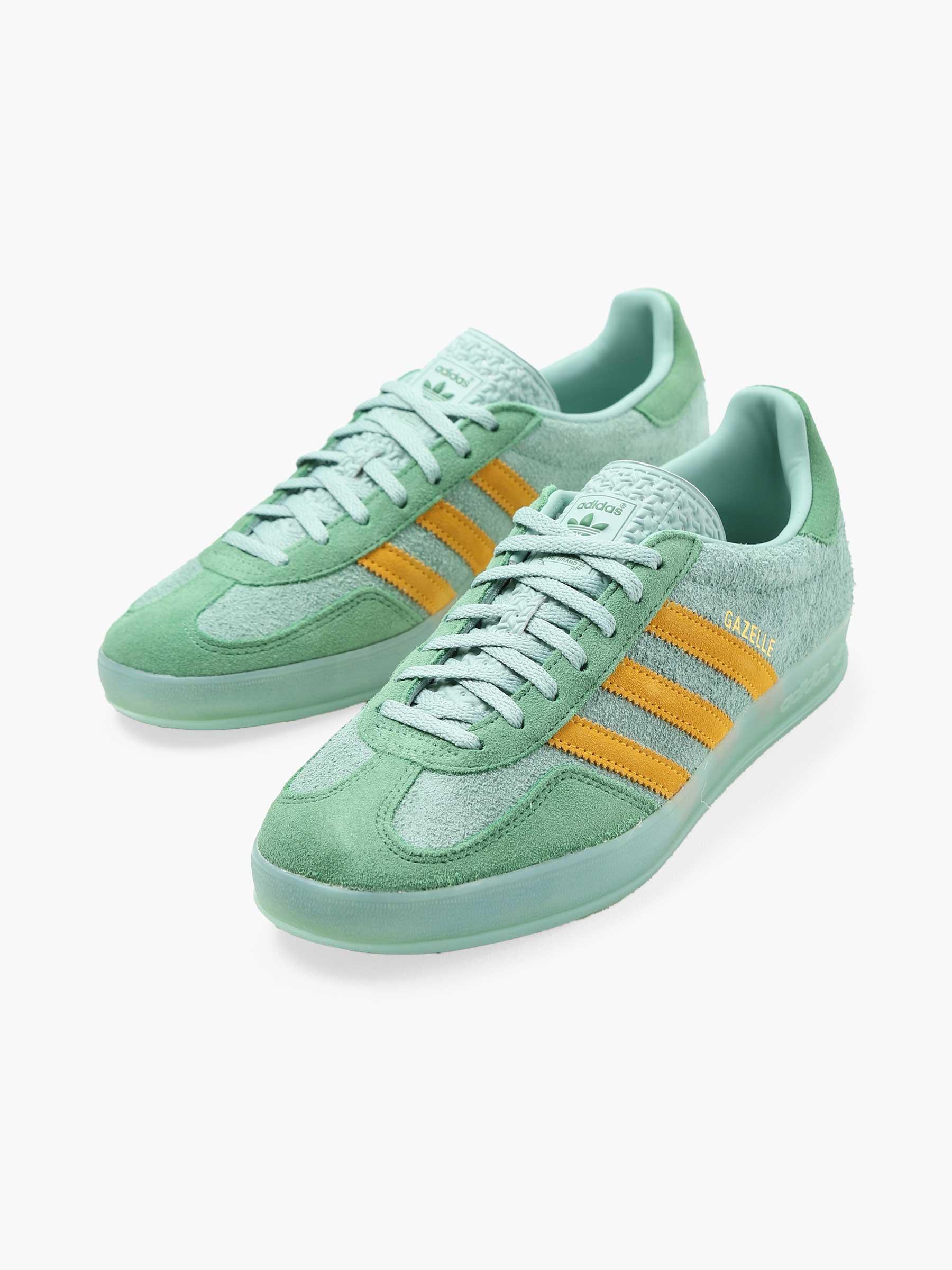 Gazelle Indoor W Hazy Green Preloved Green Crew Yellow IG6783