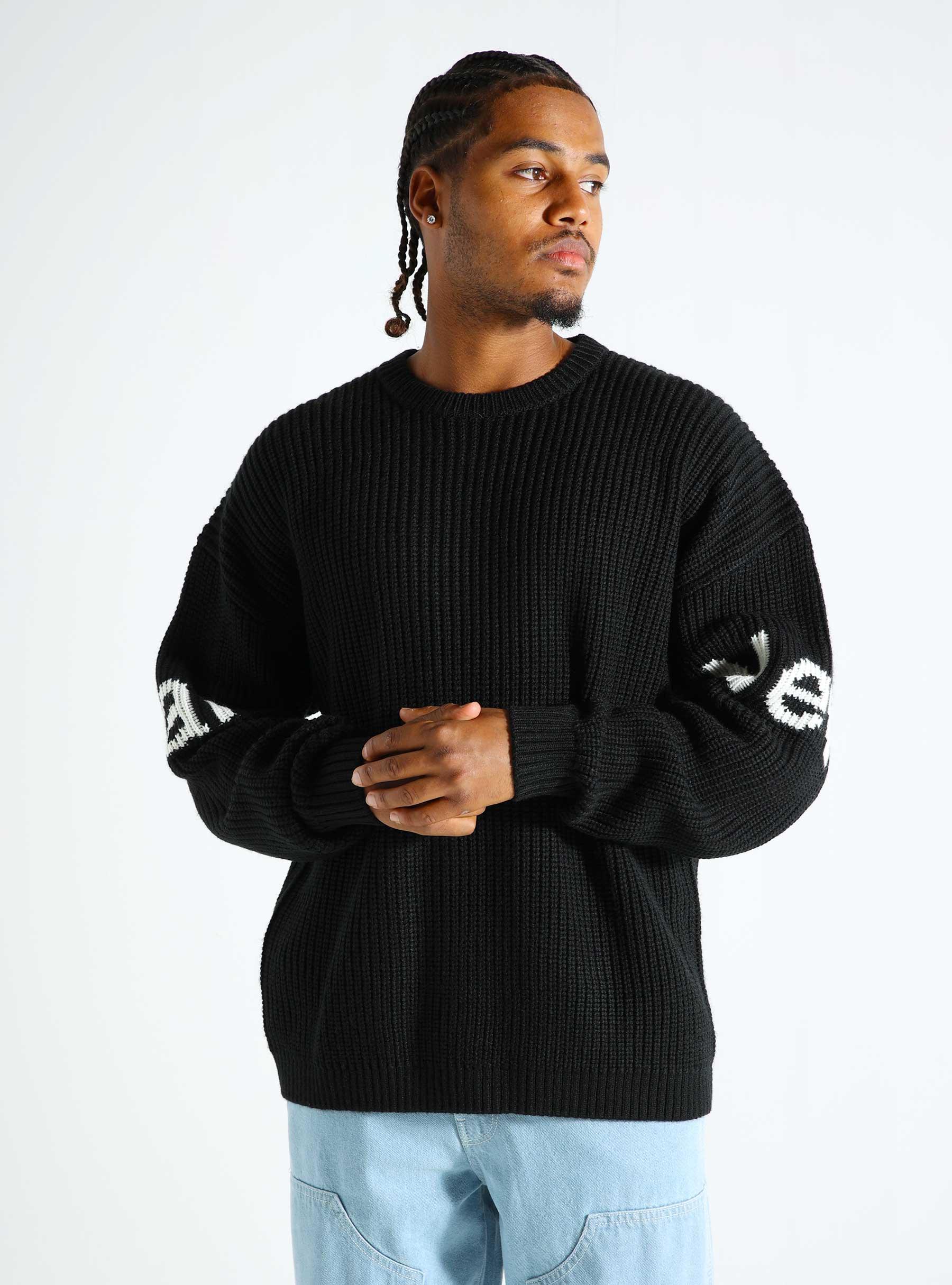 Name Crewneck Knit Black 2402064002