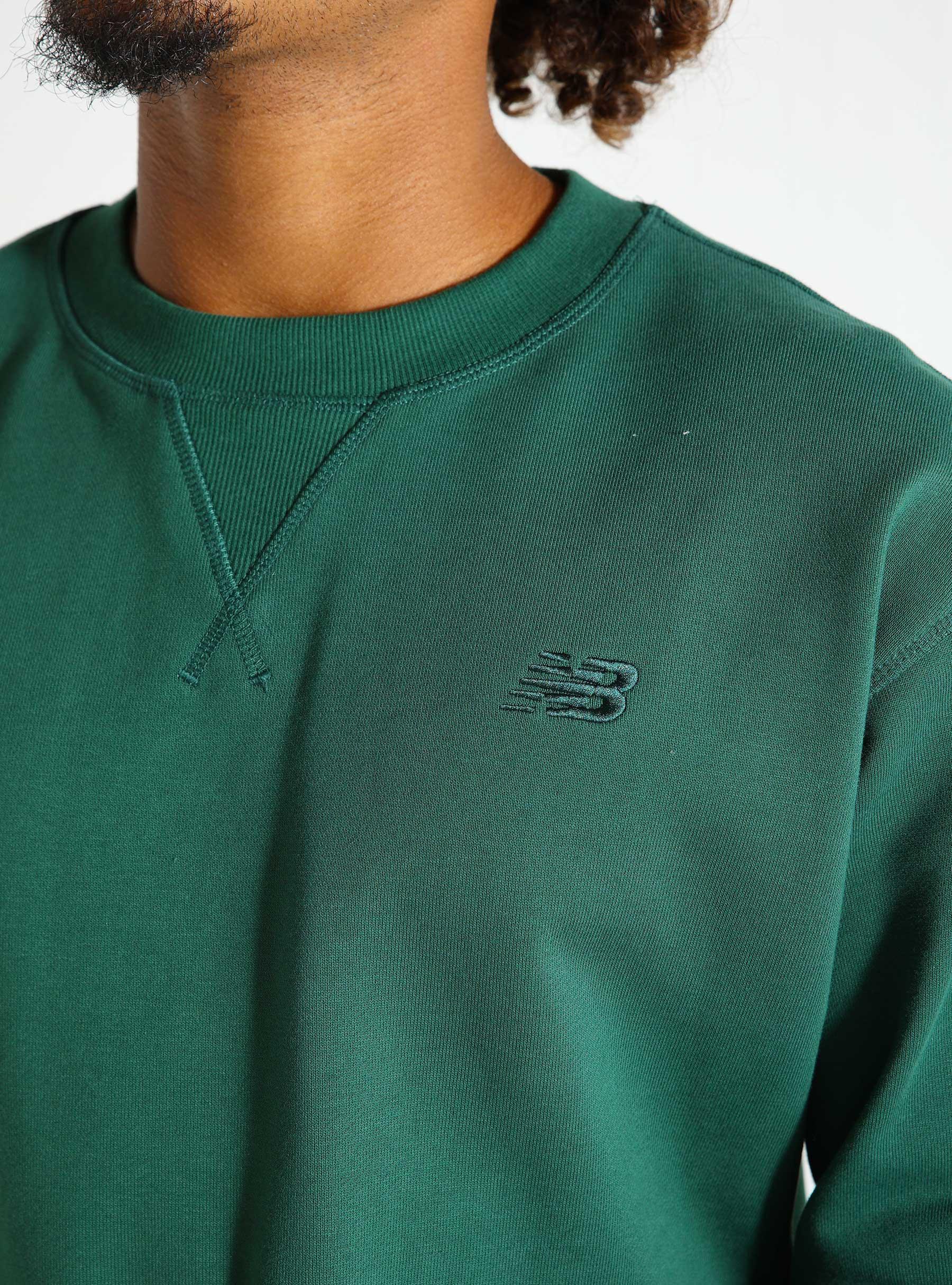 Athletics French Terry Crewneck Nightwatch Green MT41506