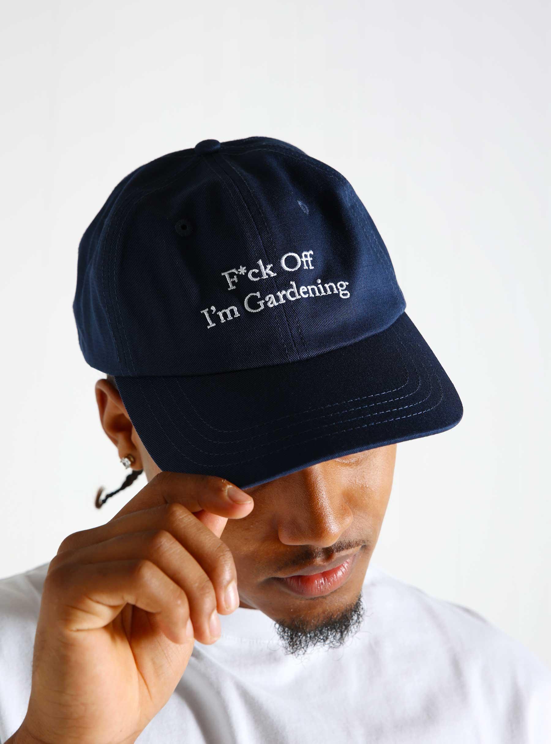 F*ck Off I'm Gardening Cap Navy 440