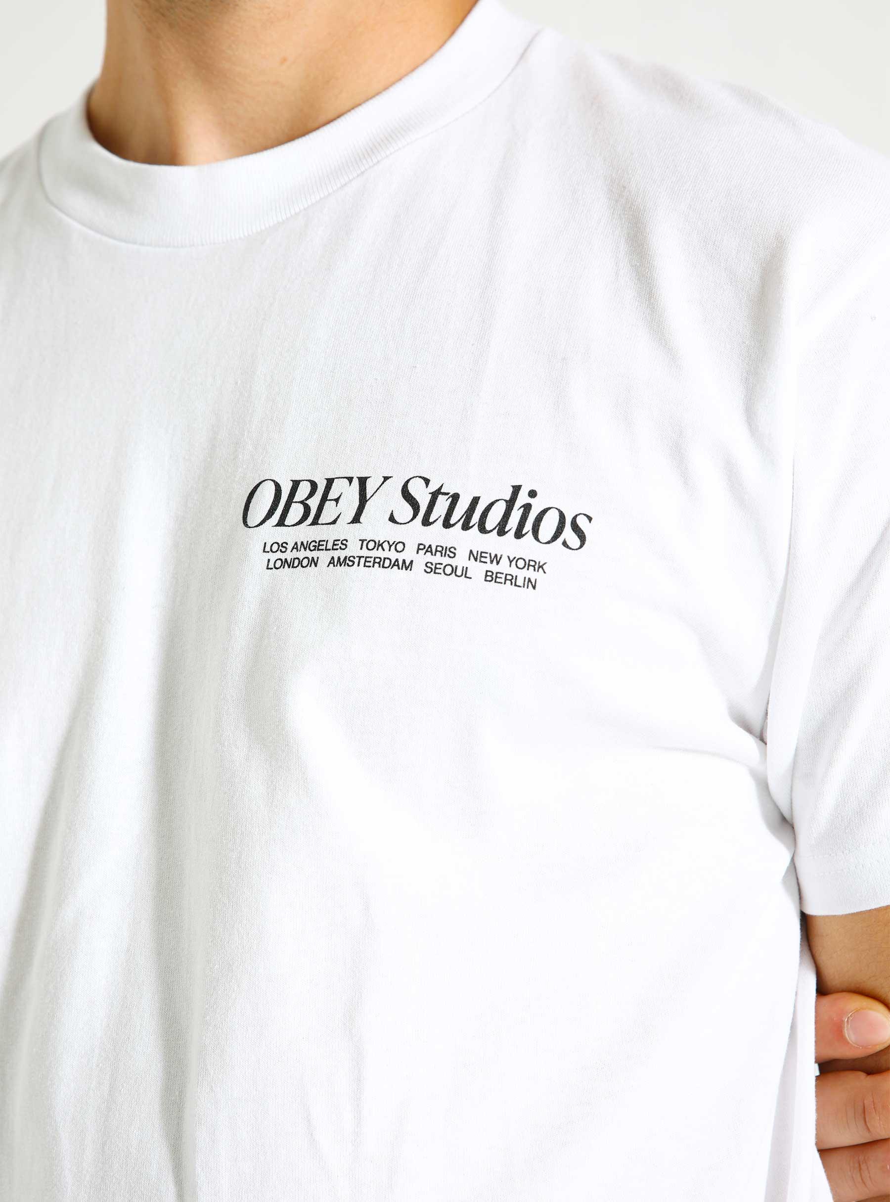 Obey Visual Food For Your Mind T-Shirt White 165263749-WHT