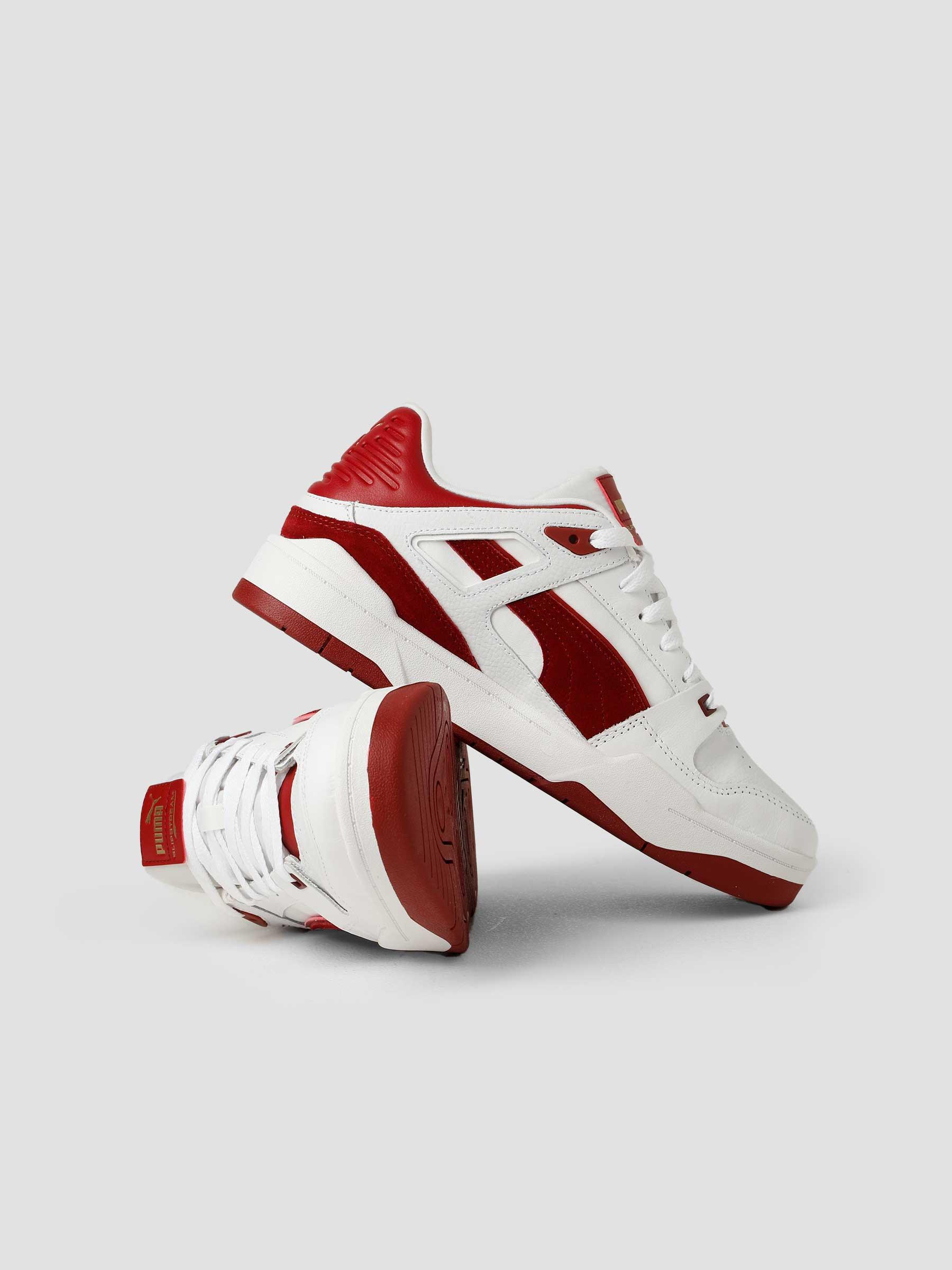 Slipstream suede fs White Intense Red 388634 02