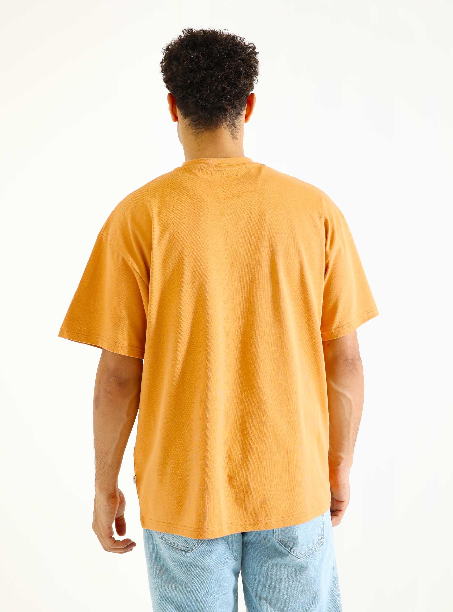 QB304 Loose T-shirt Peach Clay