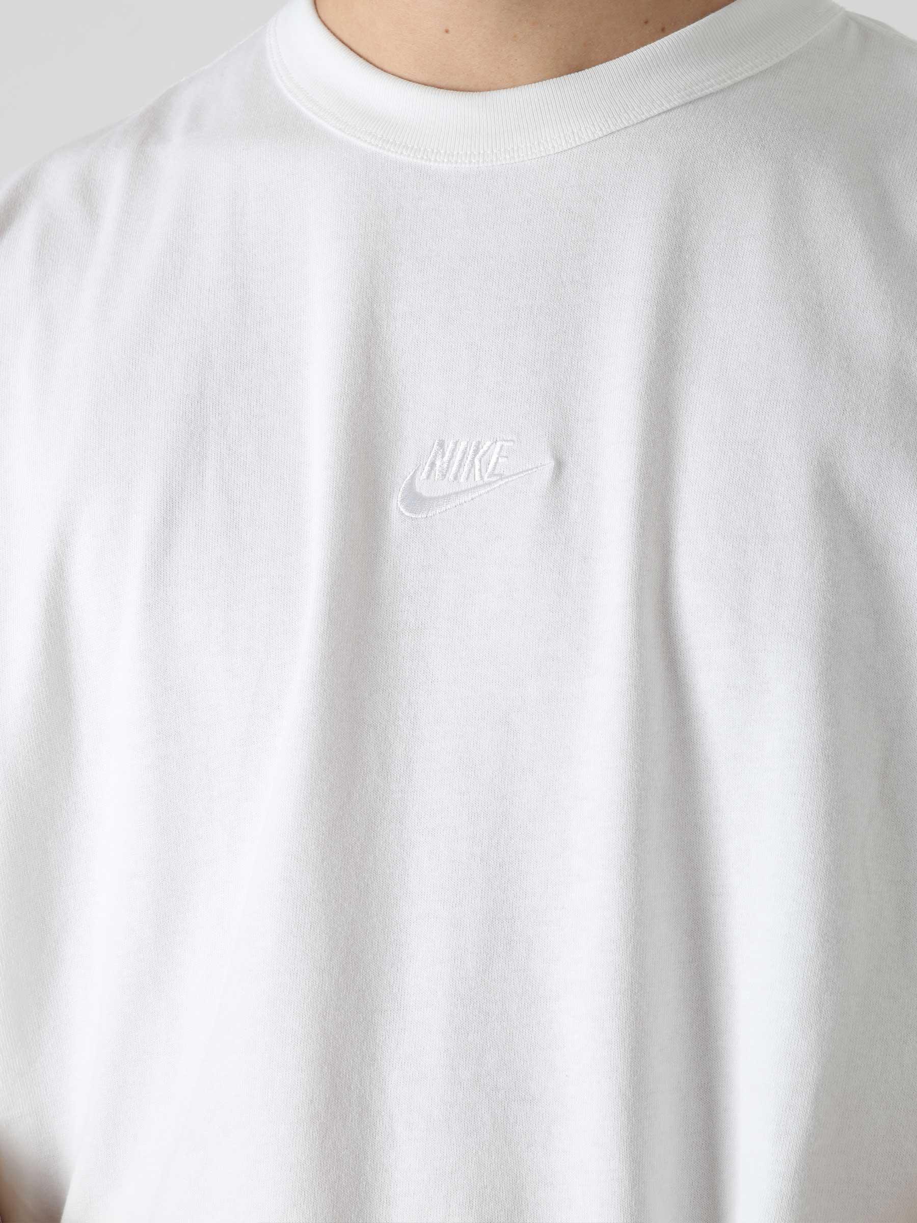 Nike NSW T-Shirt Premium Essential White White - Freshcotton