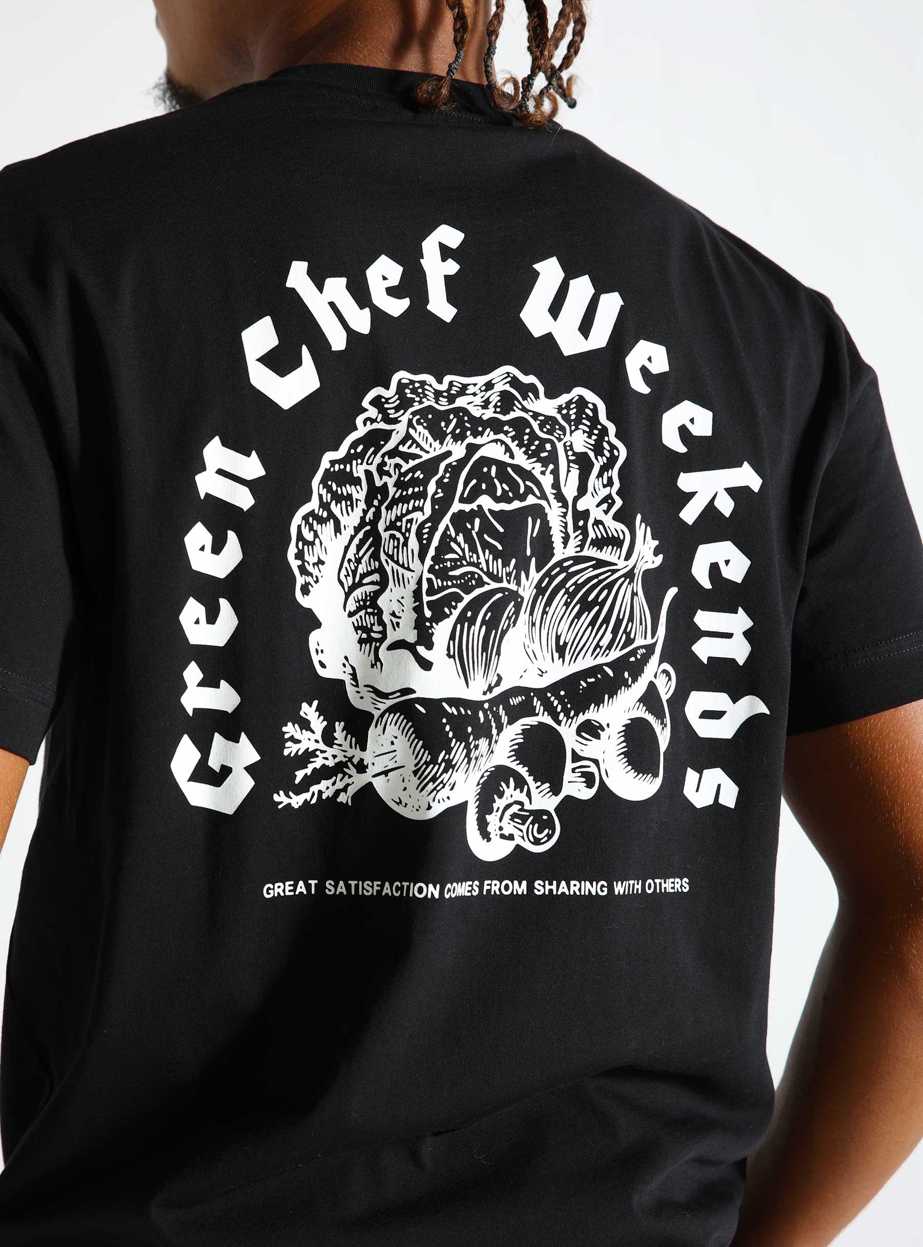 Beat Green Chef T-shirt 1868 Black