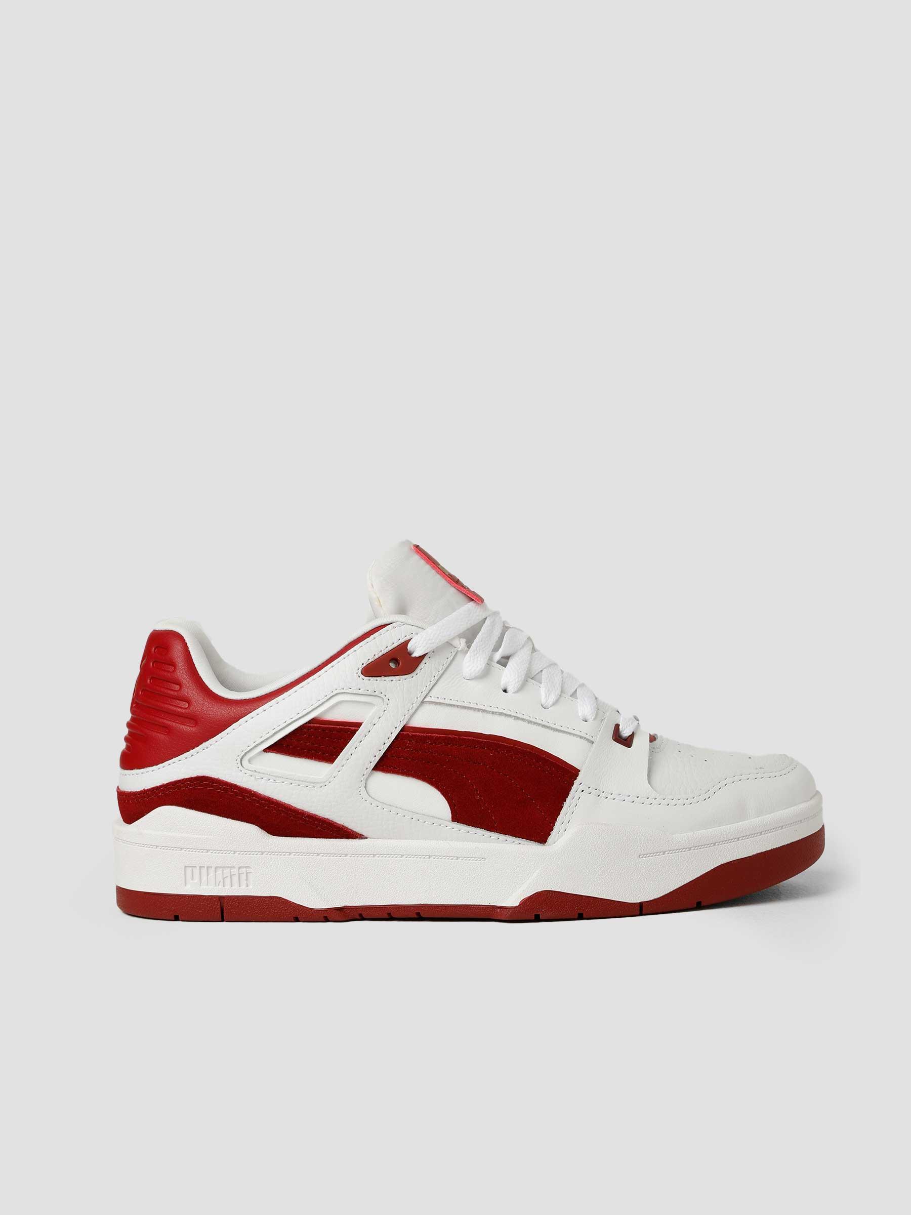 Slipstream suede fs White Intense Red 388634 02