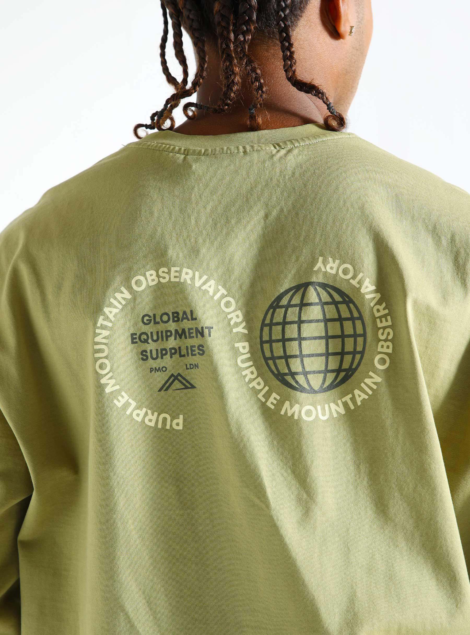 Globe Logo Longsleeve Sage PMO2019