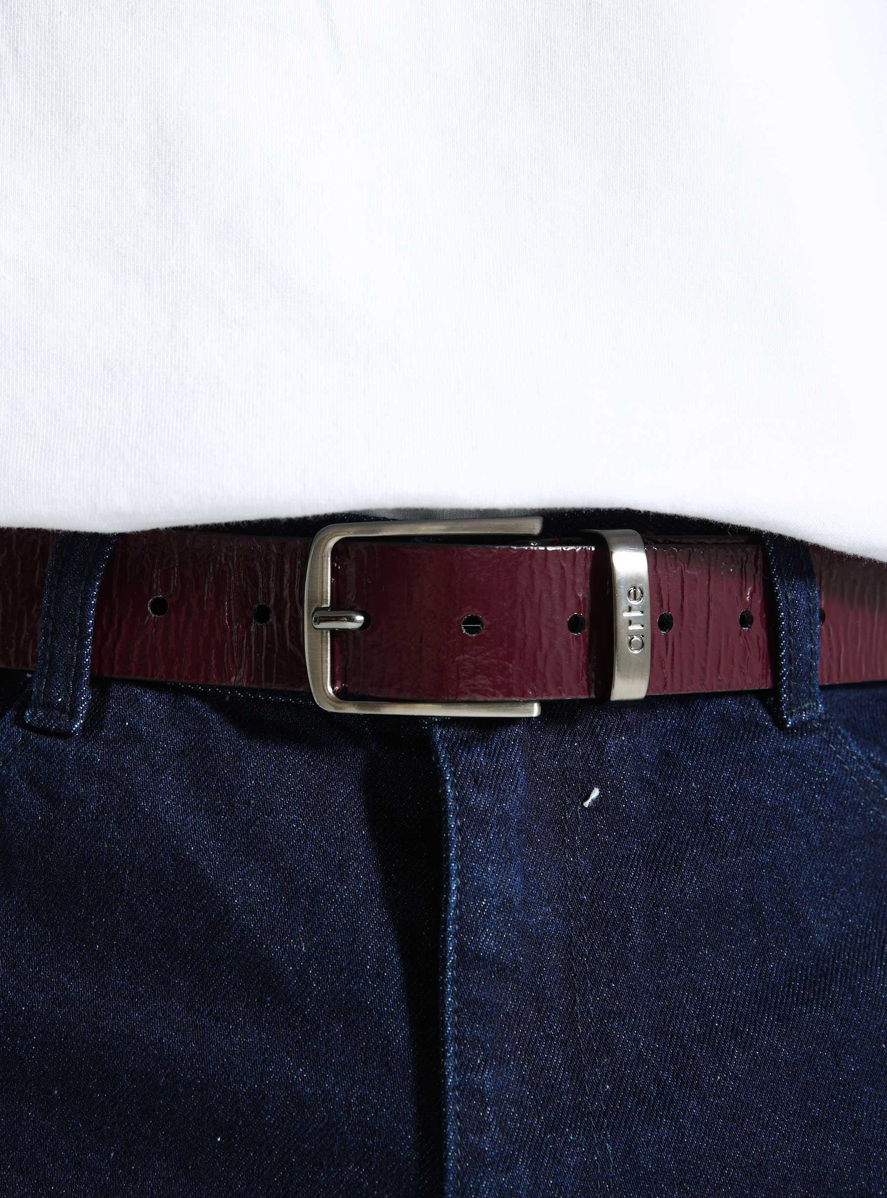 Shiny Belt Red AW24-196B