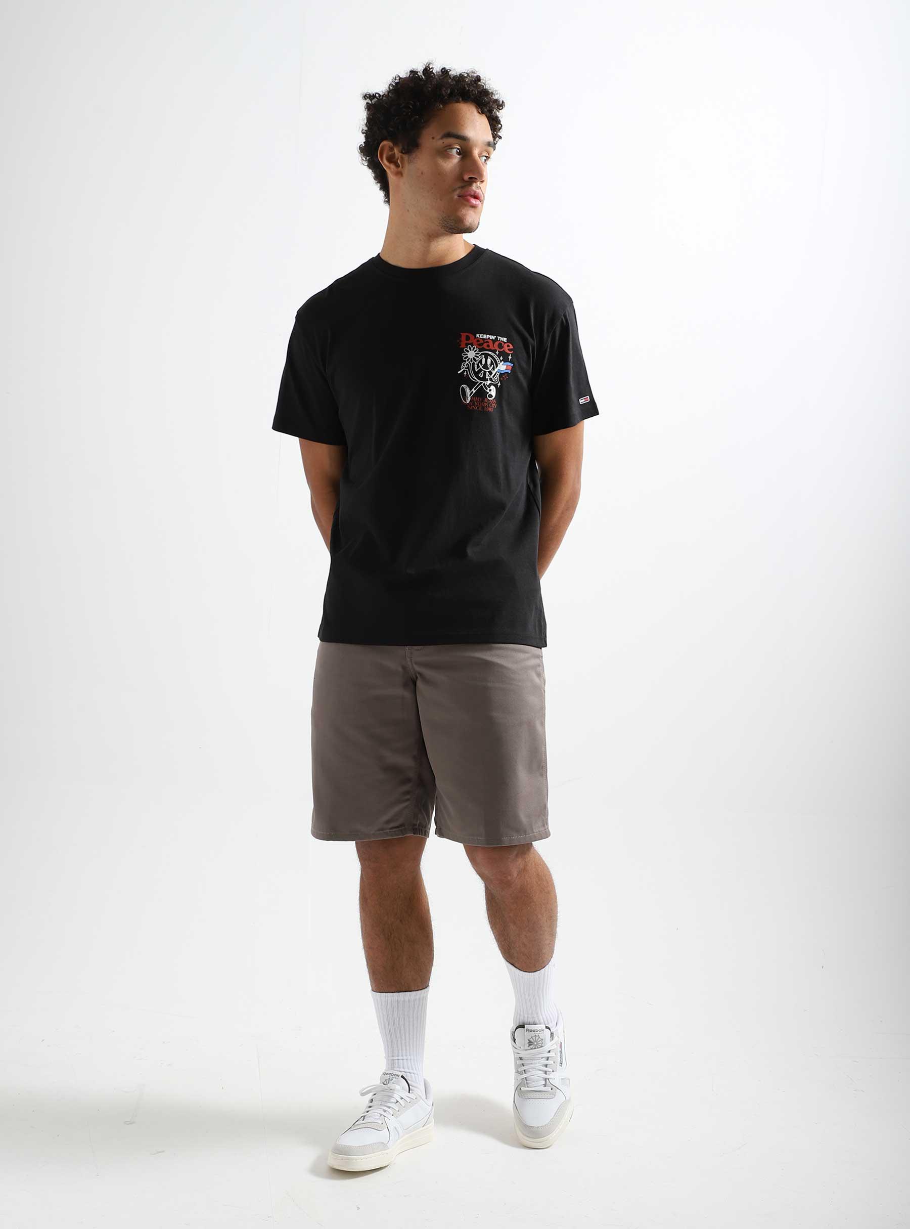 Tommy Jeans TJM Freshcotton - Smiley Black Homegrown T-shirt