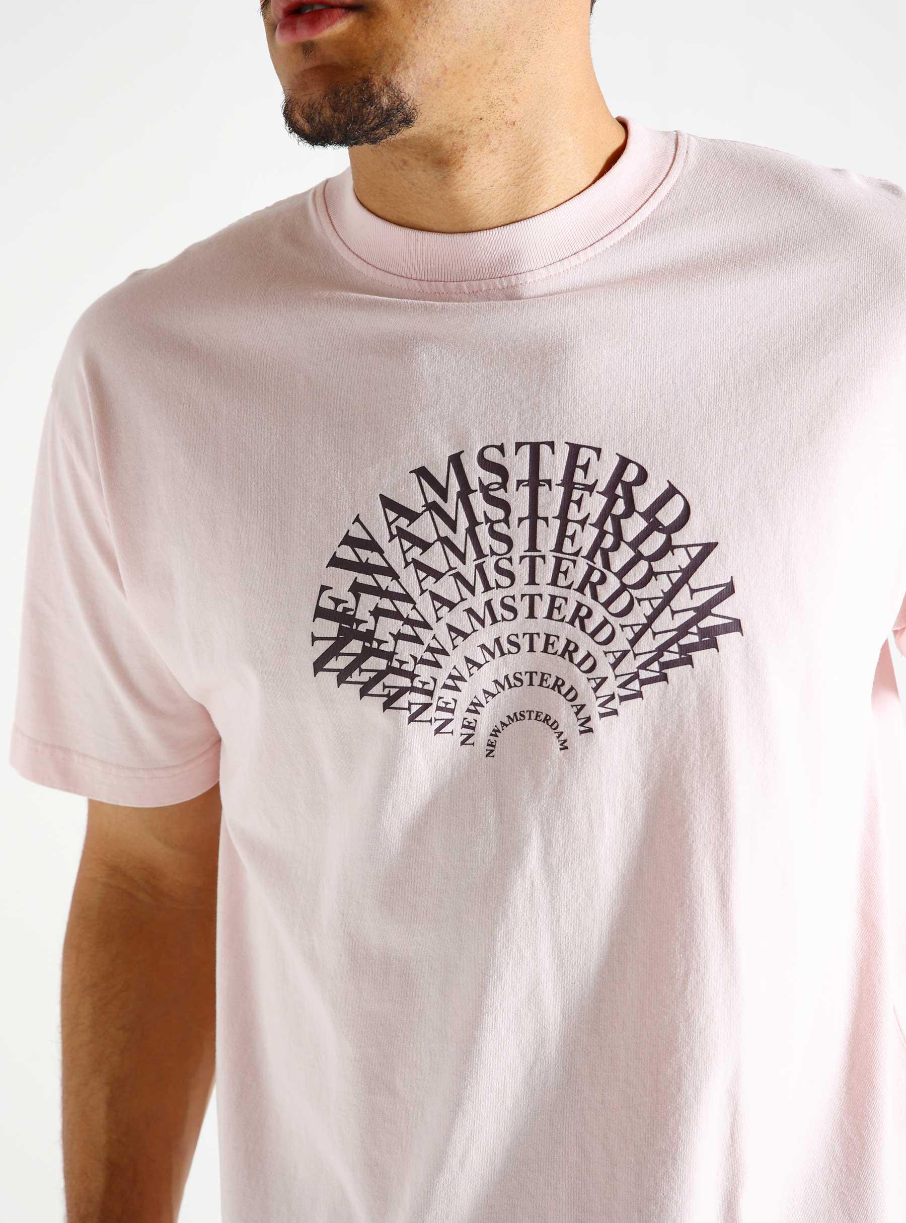 Letter Oyster T-shirt Cradle Pink 2402163001