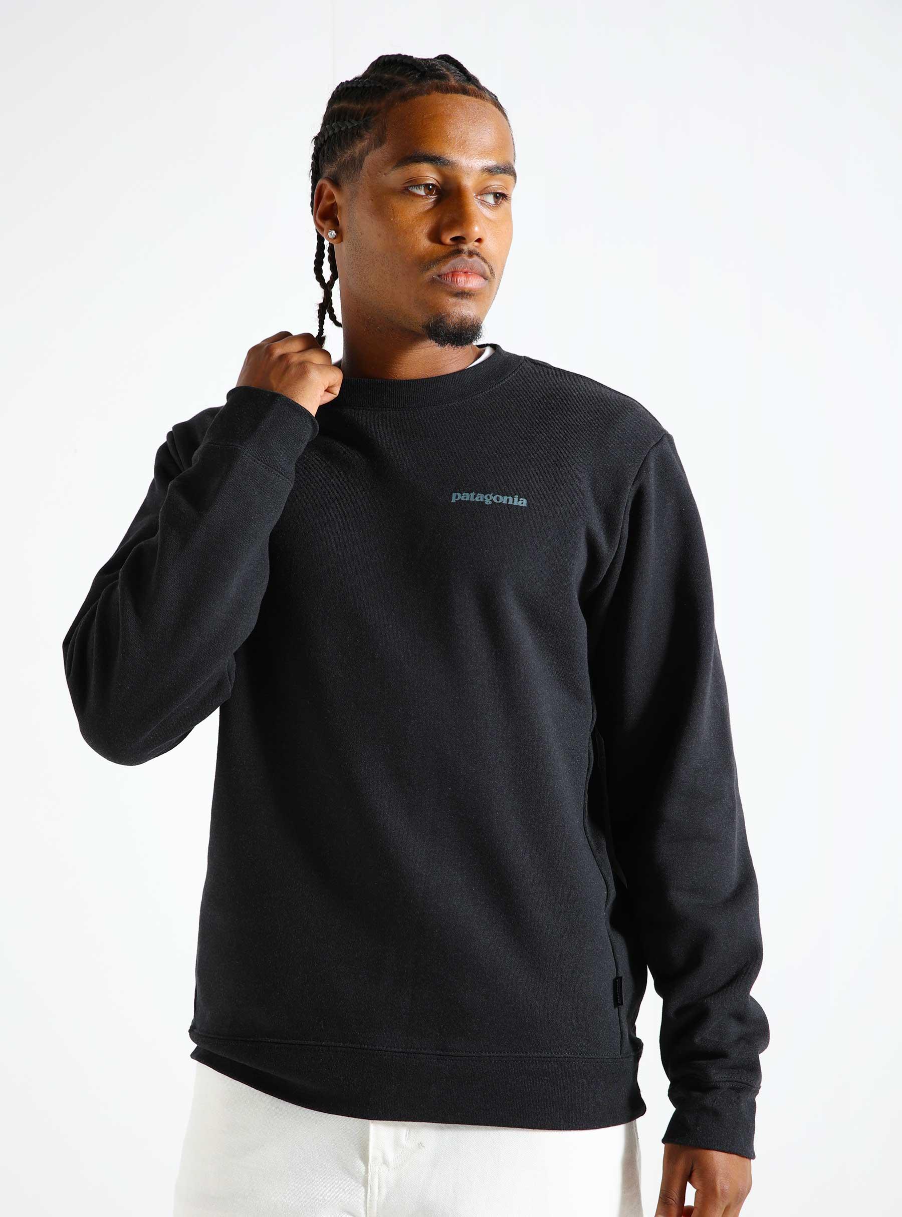 Fitz Roy Icon Uprisal Crew Sweatshirt Ink Black 39667-INBK