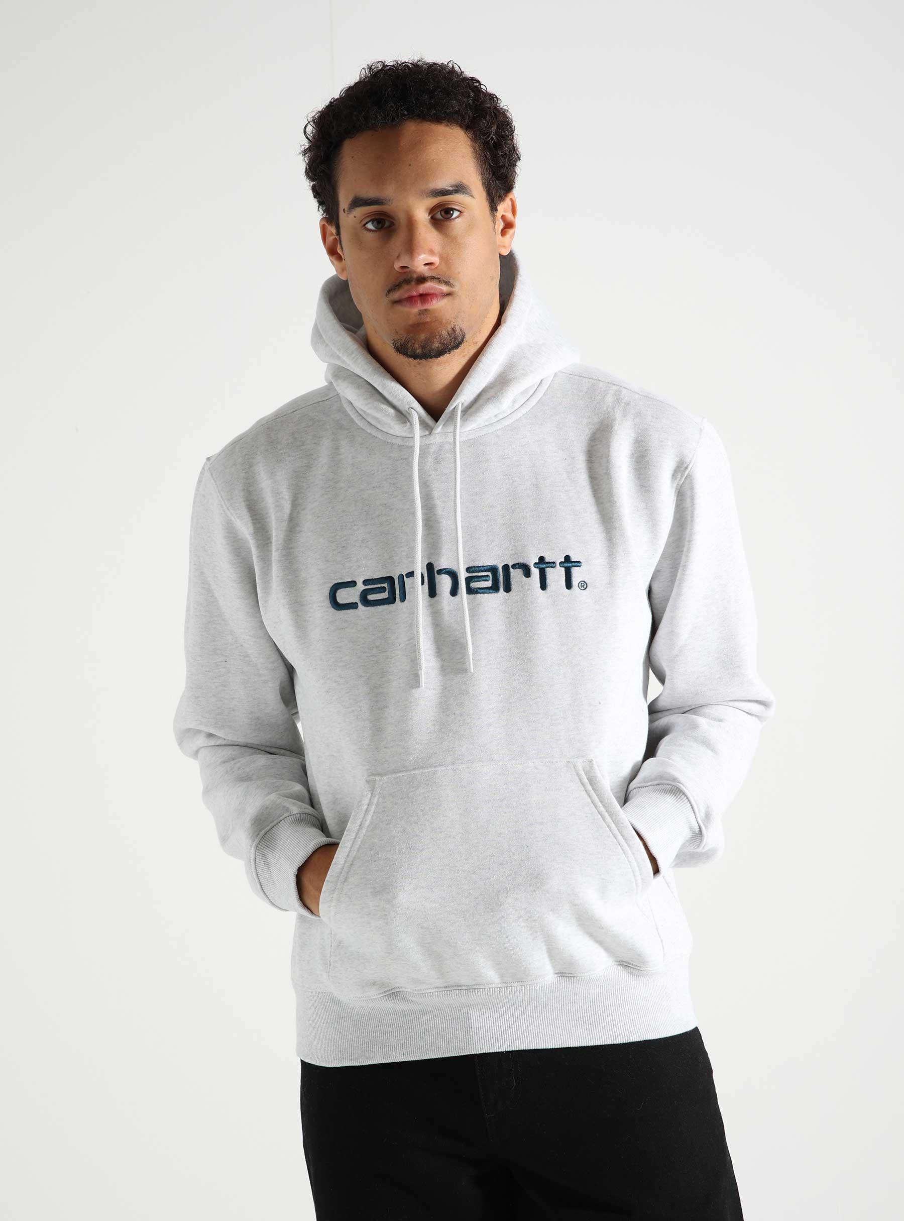 Carhartt Hoodie Ash Heather Duck Blue I030547-2IMXX