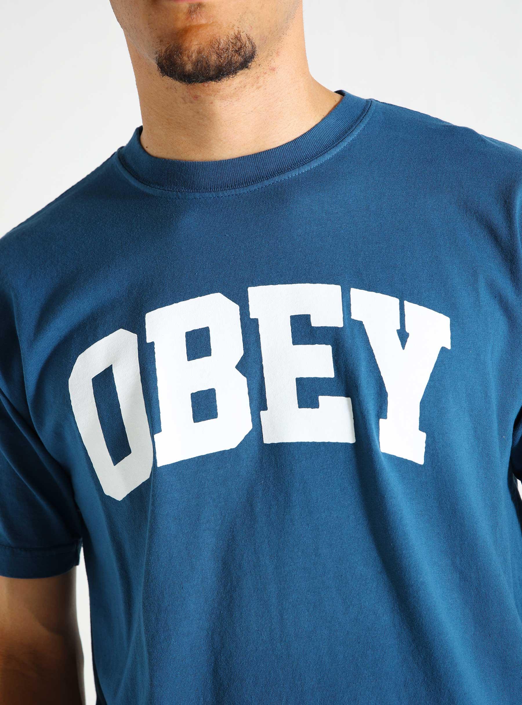 Obey Collegiate T-shirt Legion Blue 166913941-LGB