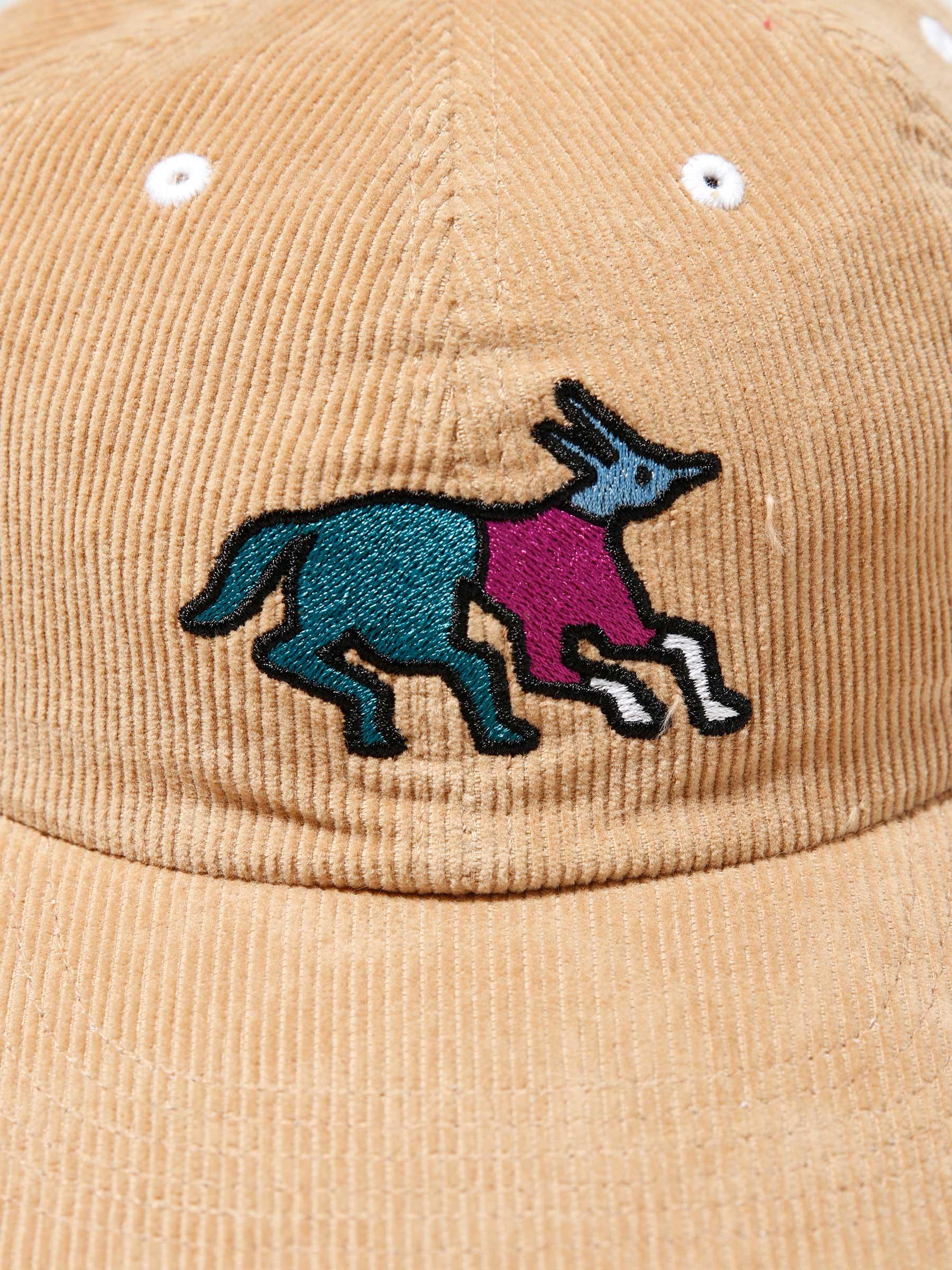 by Parra Anxious Dog 6 Panel Hat Khaki - Freshcotton