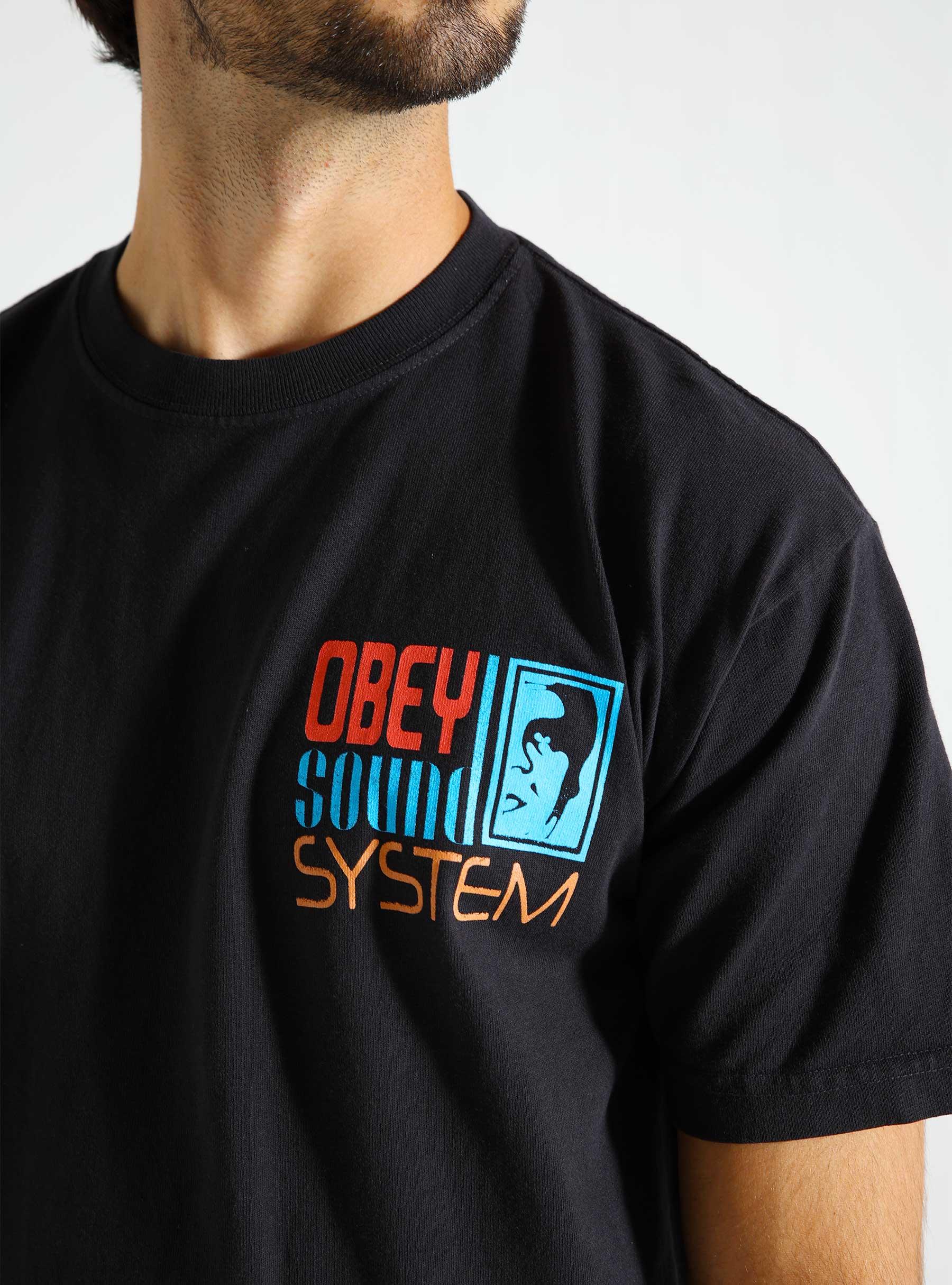 Obey Sound System T-Shirt Vintage black 166913755-VBL