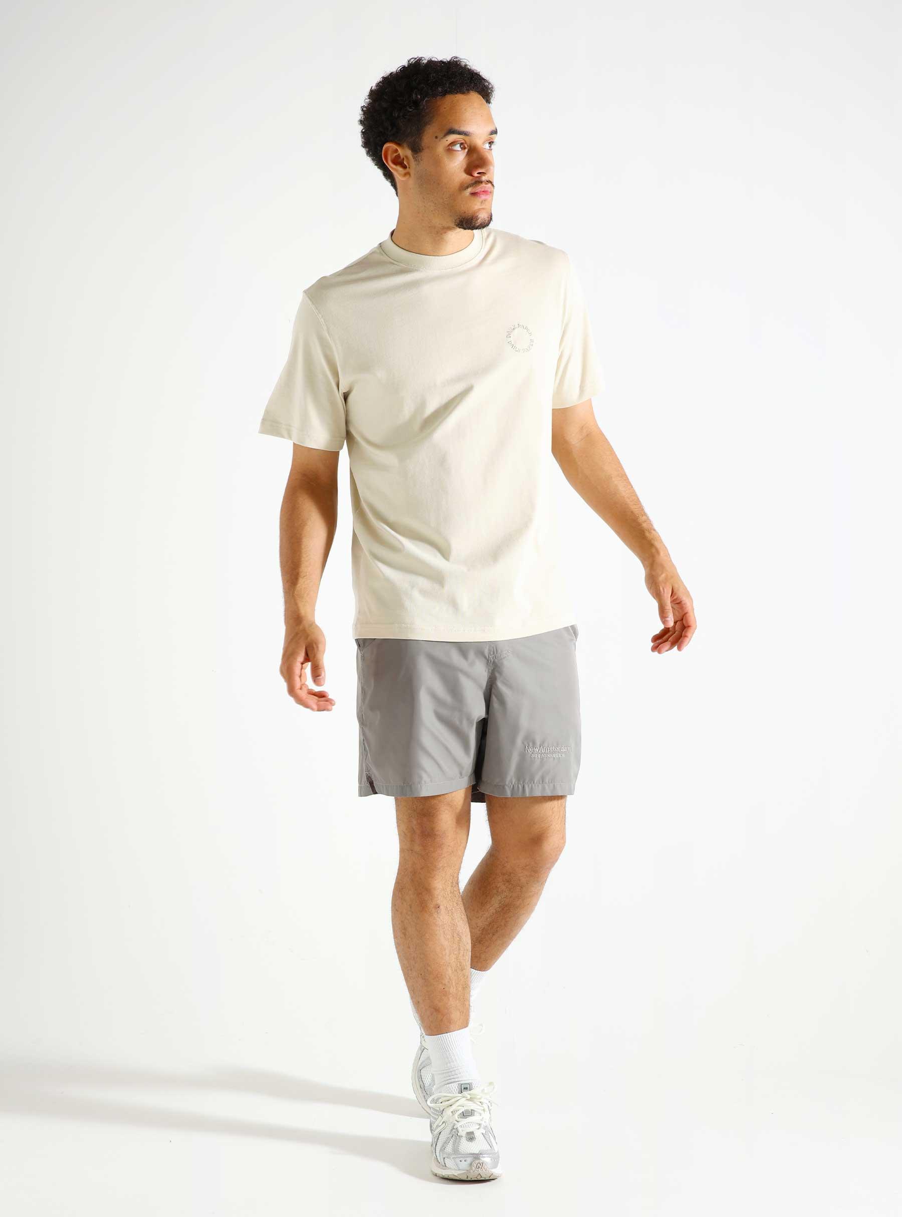 Orbit Emb T-Shirt Pelican Beige 2422064