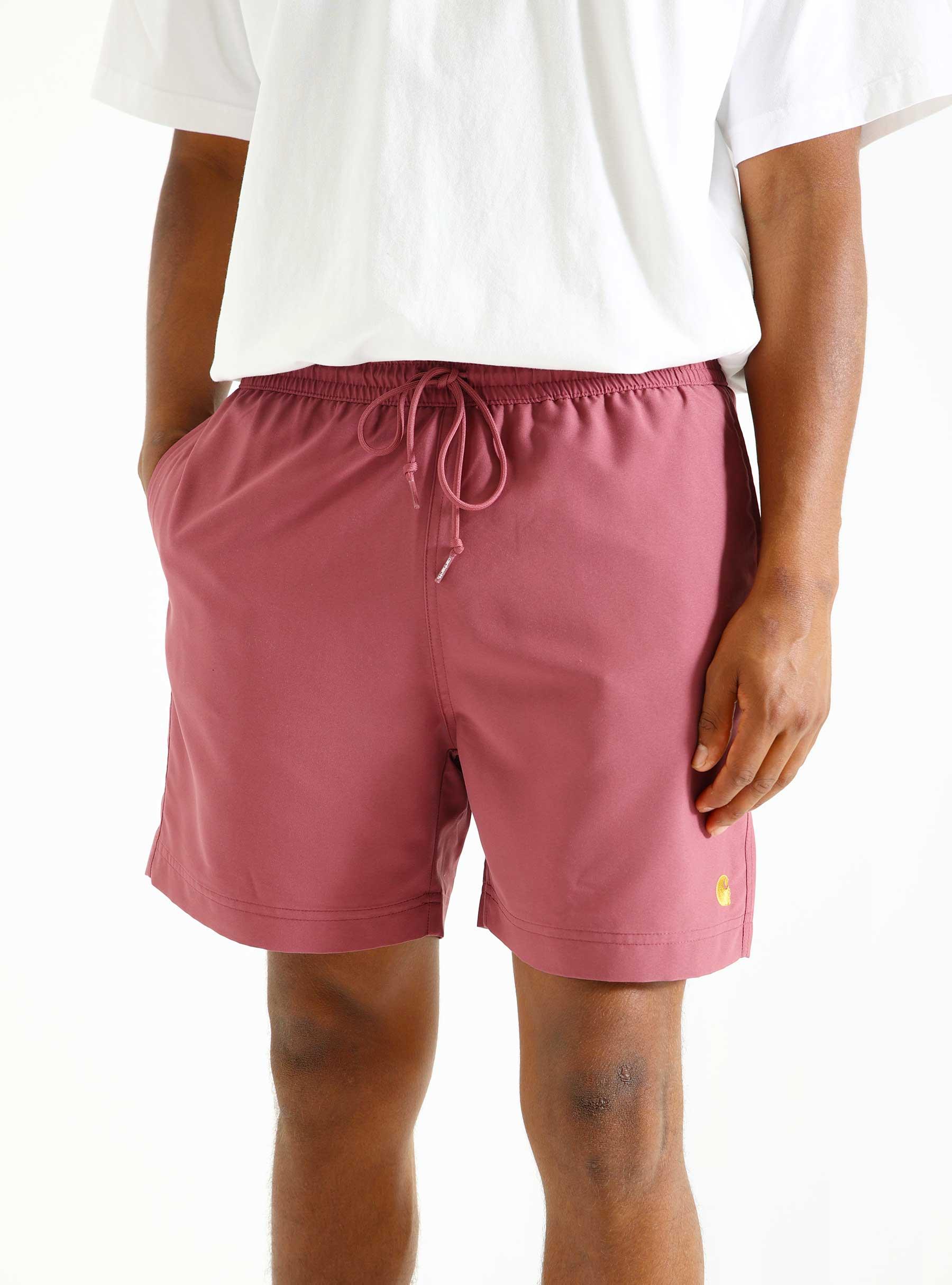 Chase Swim Trunks Dusty Fuchsia Gold I026235-2BBXX