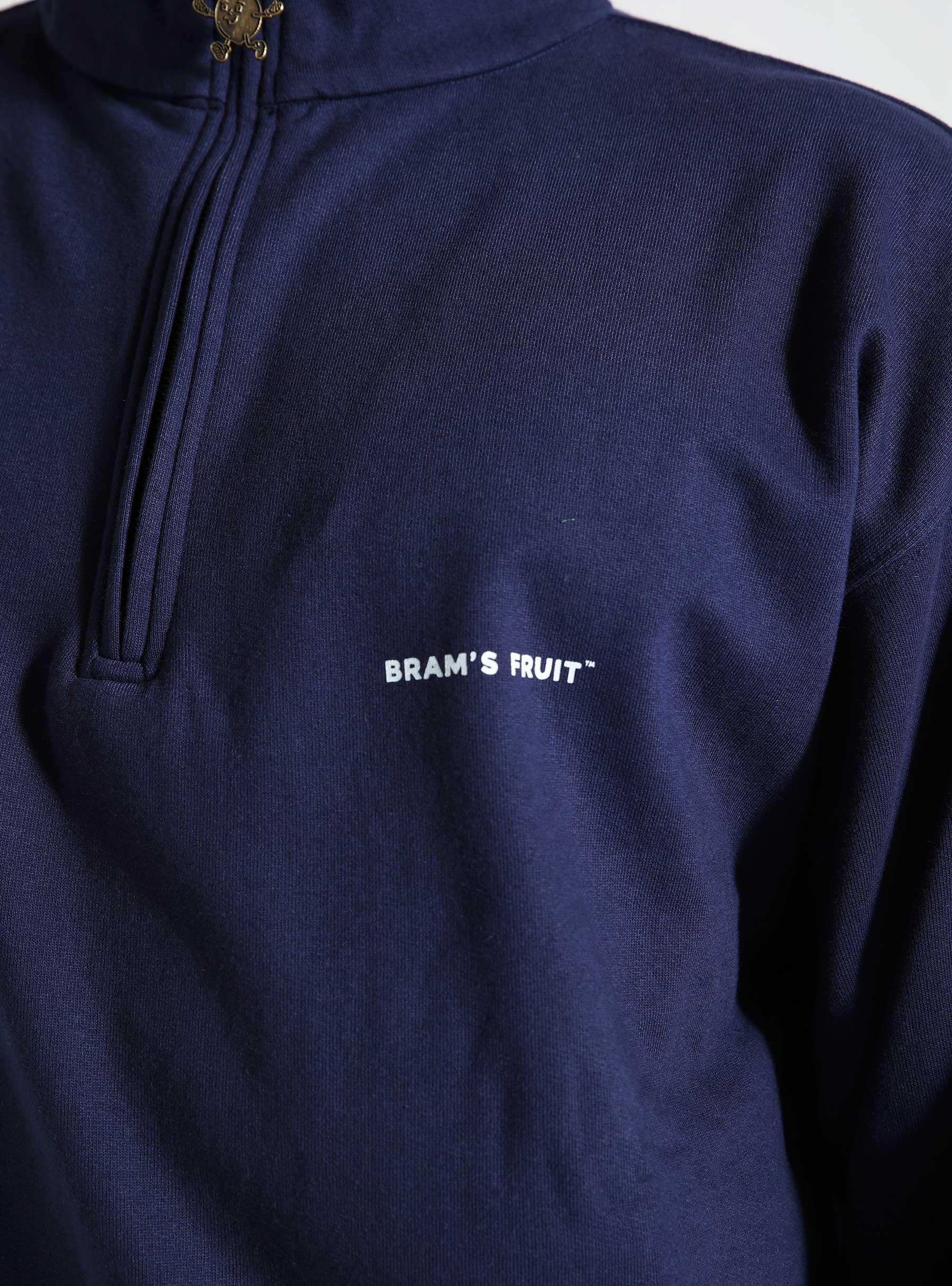 Lemon Buckle Quarter Zip Navy 368