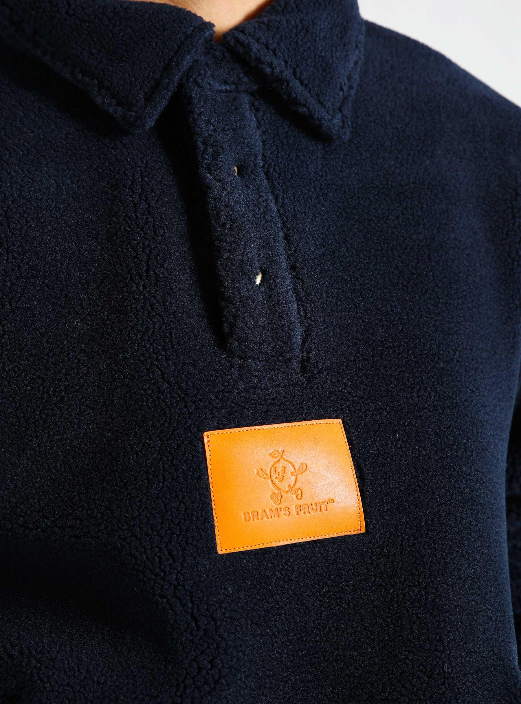 Fleece Pull-Over Polo Navy 370