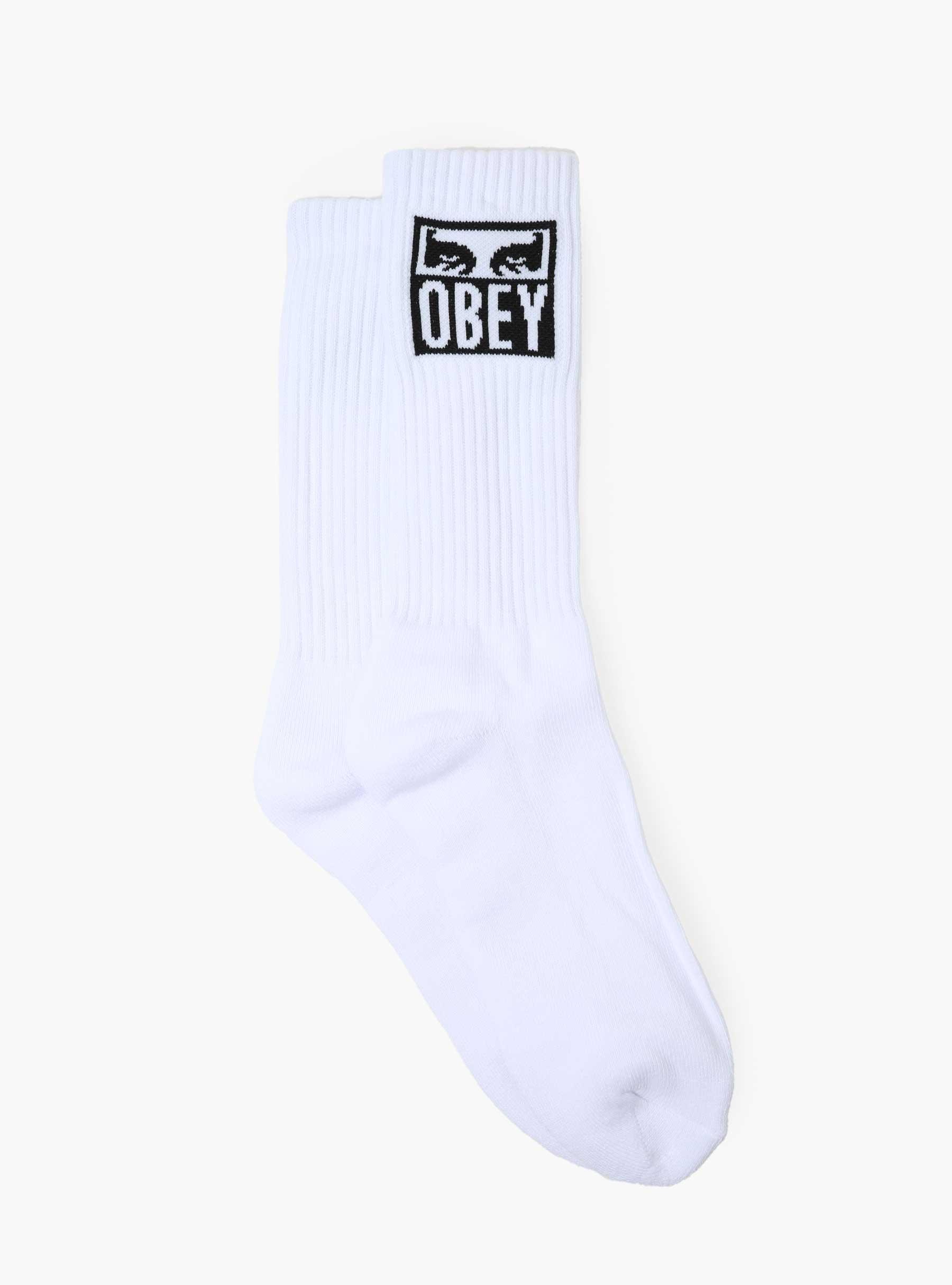 Obey Eyes Icon Socks White 100260141-WHT