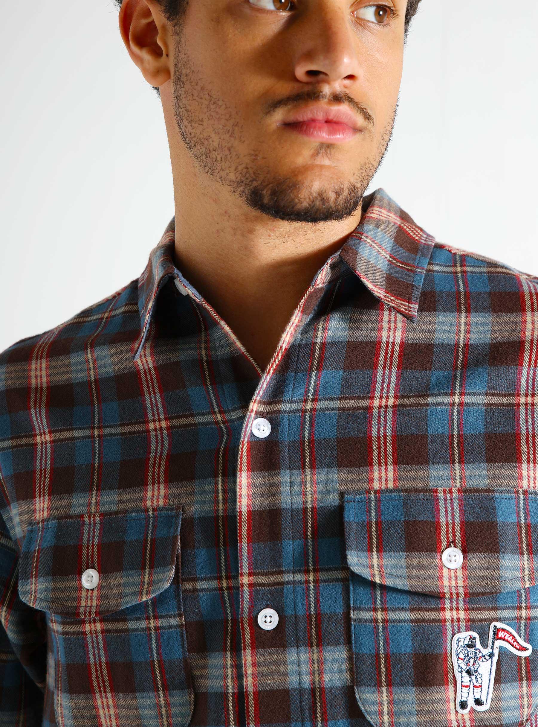 Longsleeve Check Shirt Brown Check B24322