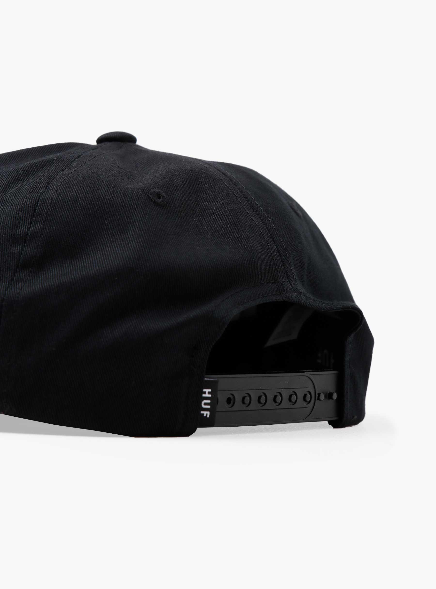 HUF Set TT Snapback Black HT00715-BLACK