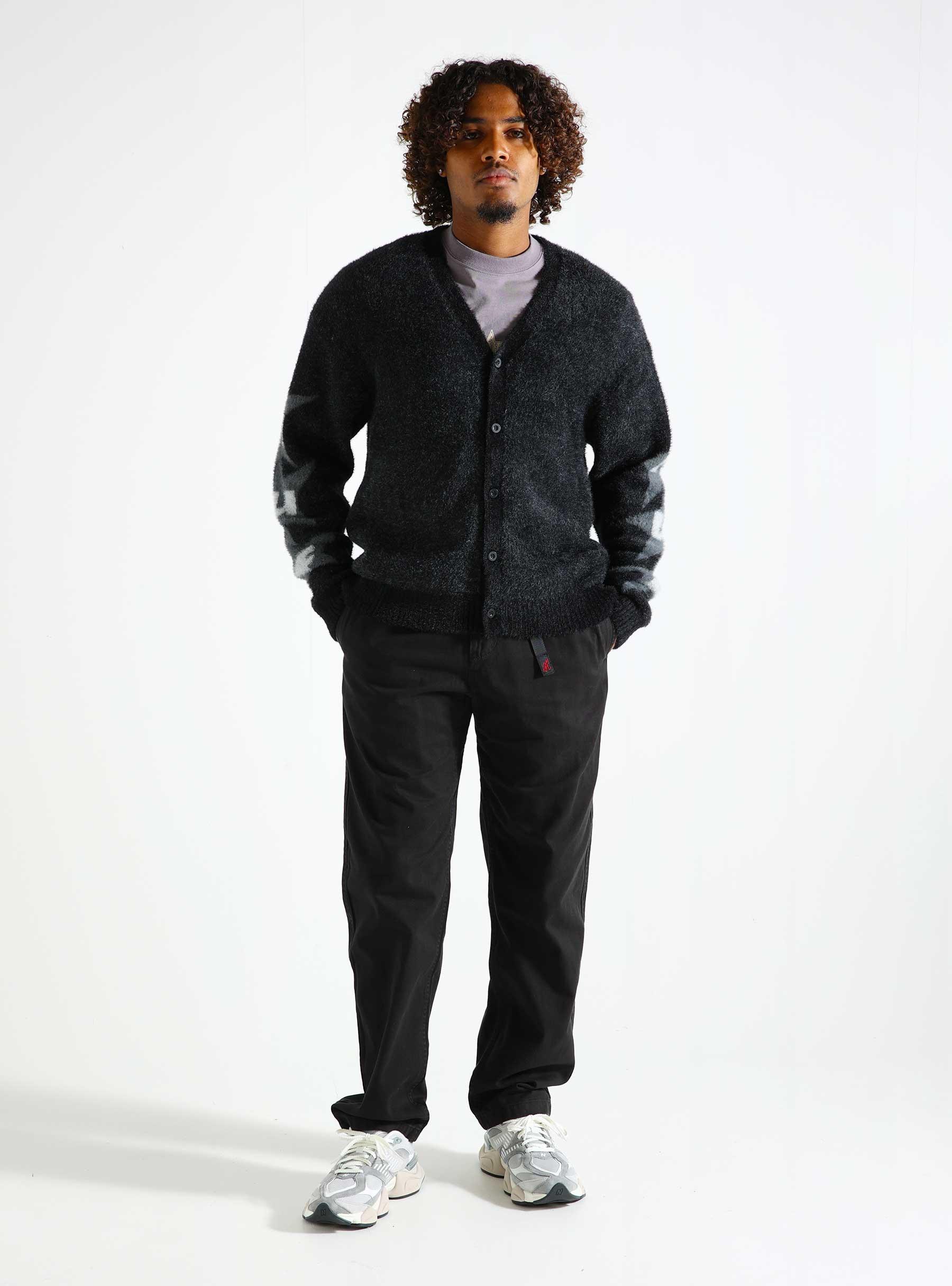 Ursa Mohair Cardigan Black KN00512