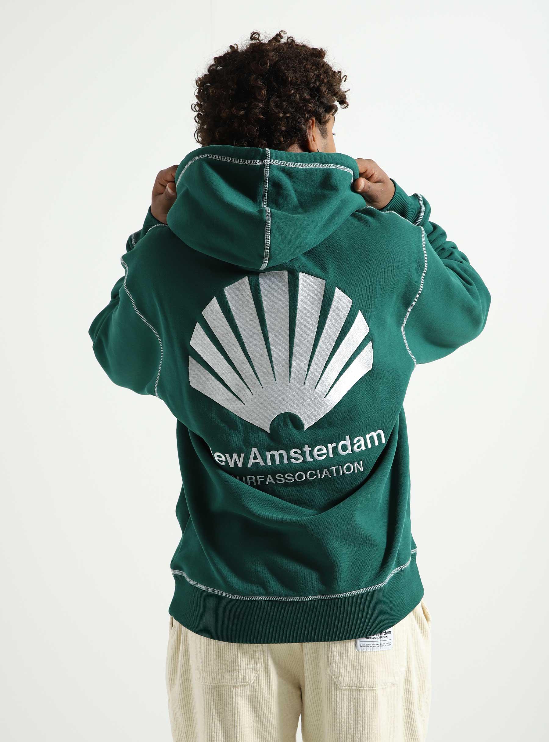 Logo Hoodie Contrast Green 2302070001