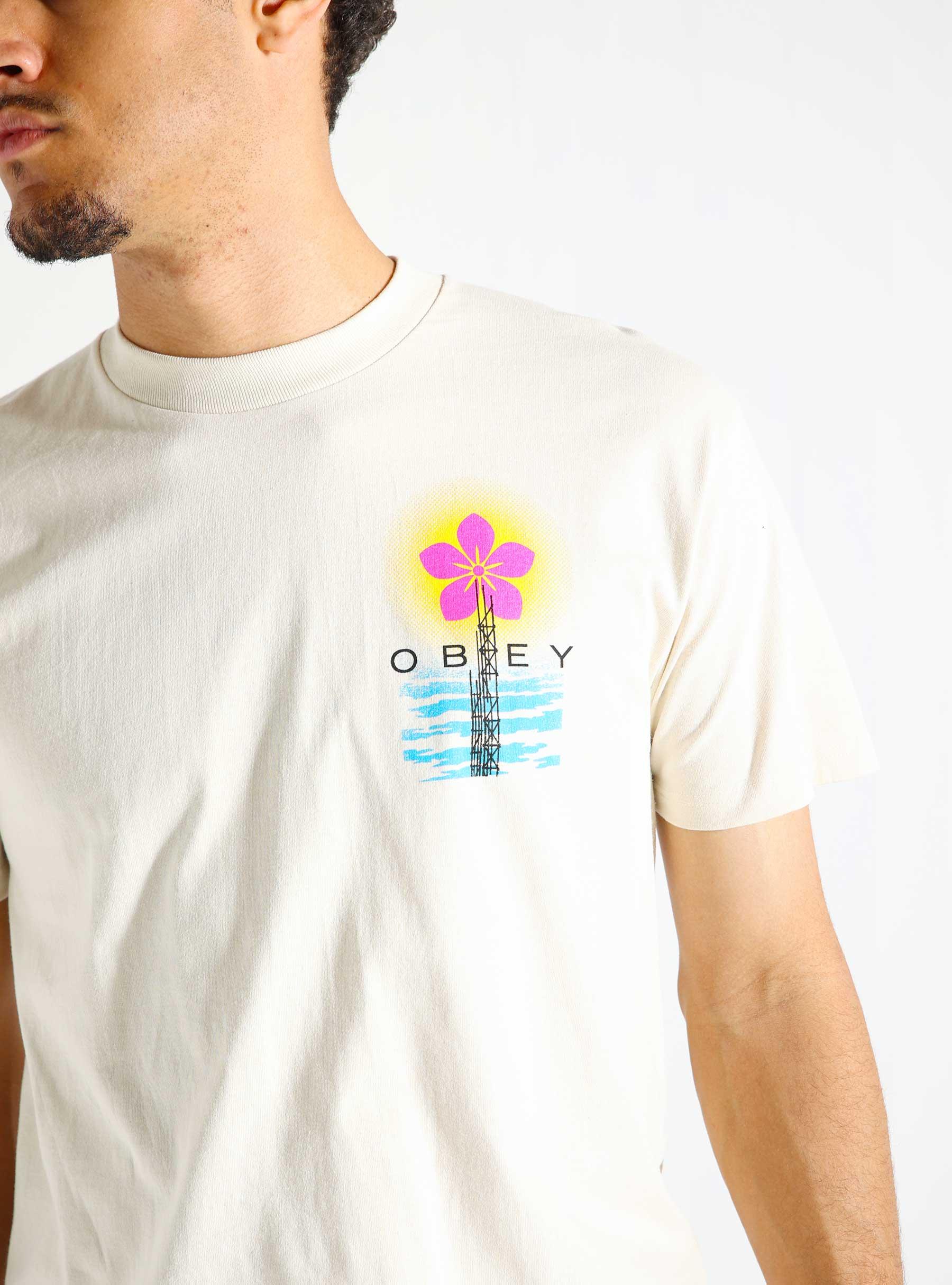 Obey Elevated Power T-shirt Cream 165263933-CRM