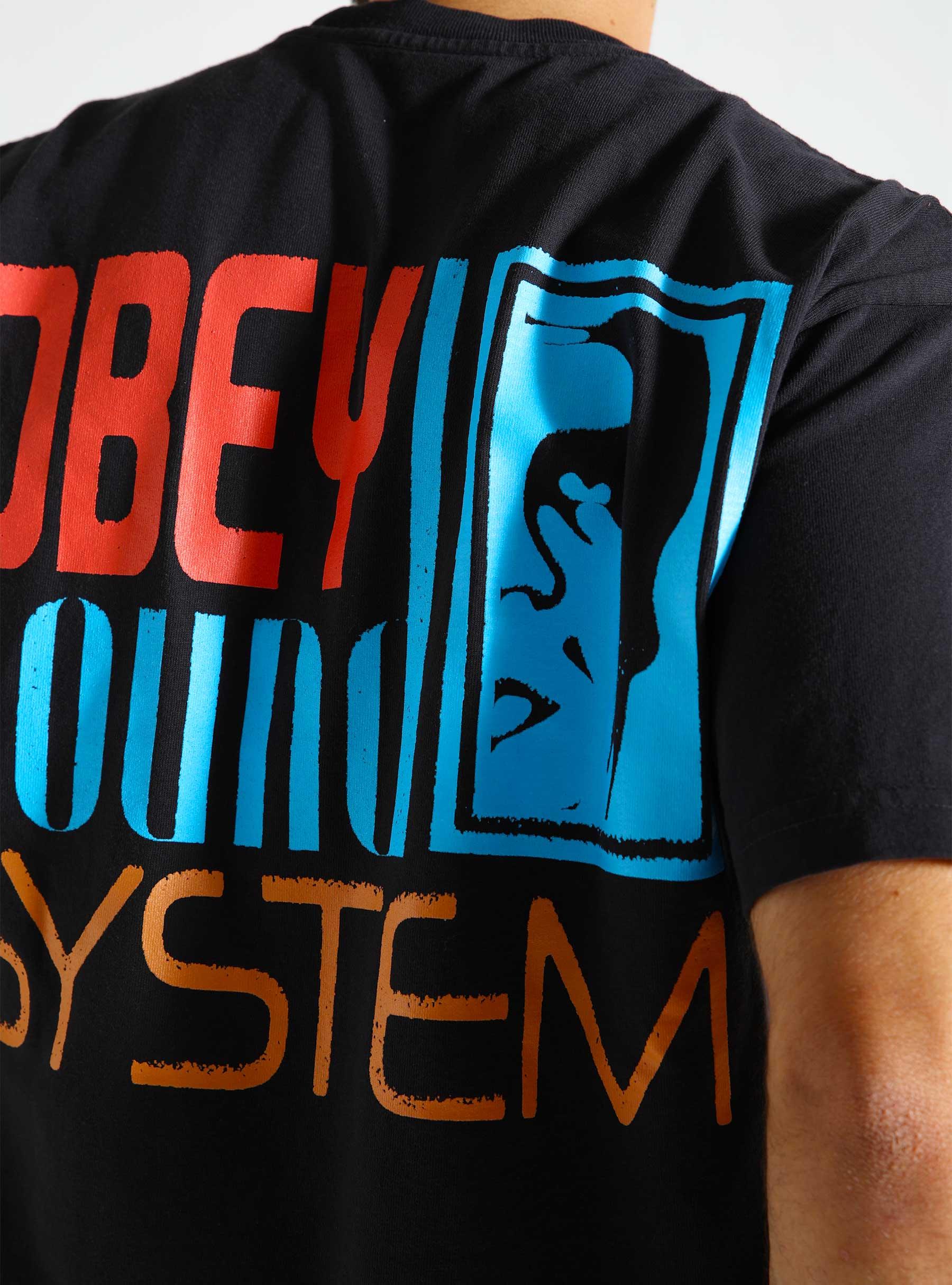 Obey Sound System T-Shirt Vintage black 166913755-VBL