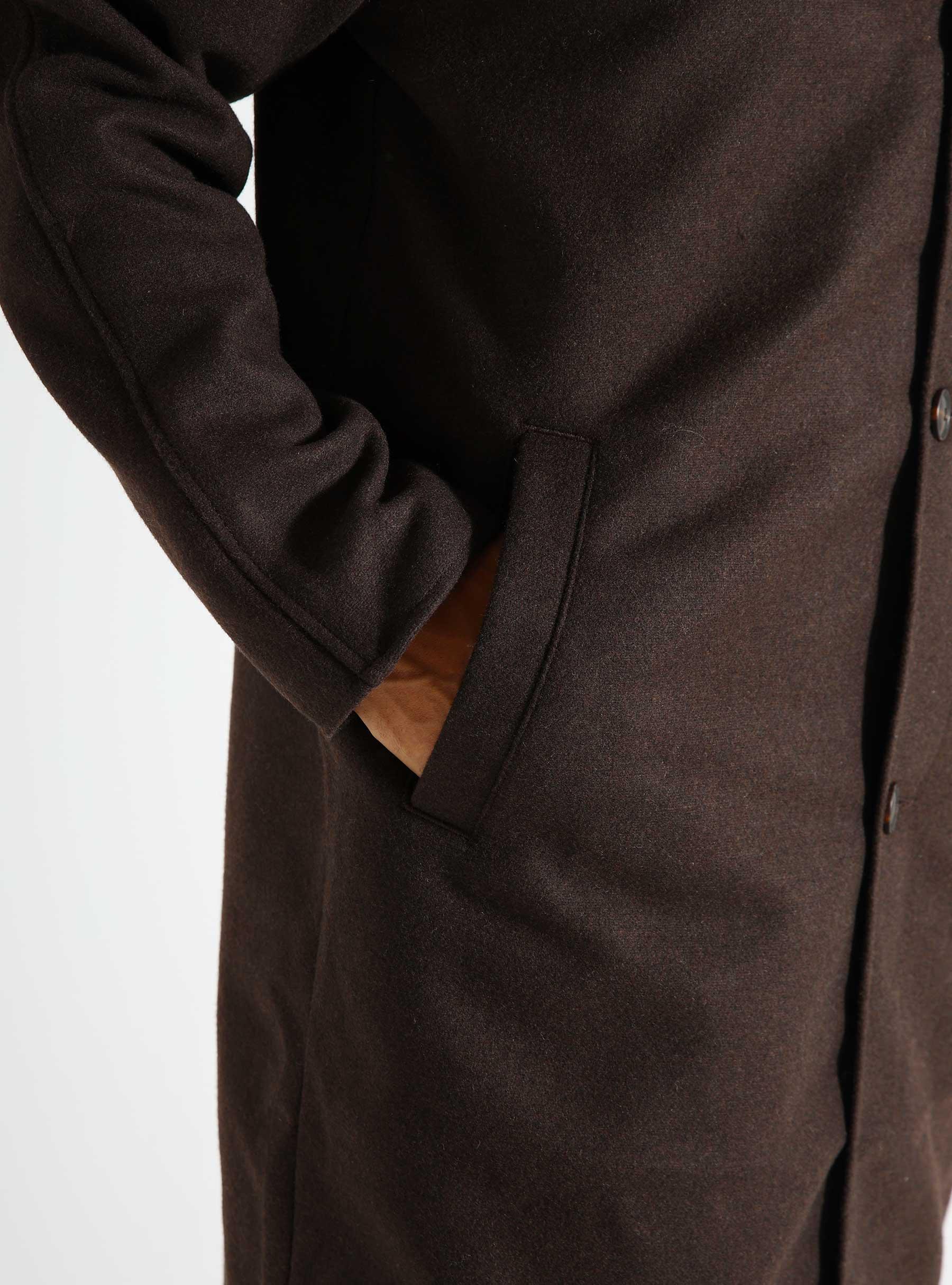 Mac Wool Coat Dark Brown I032592-5099