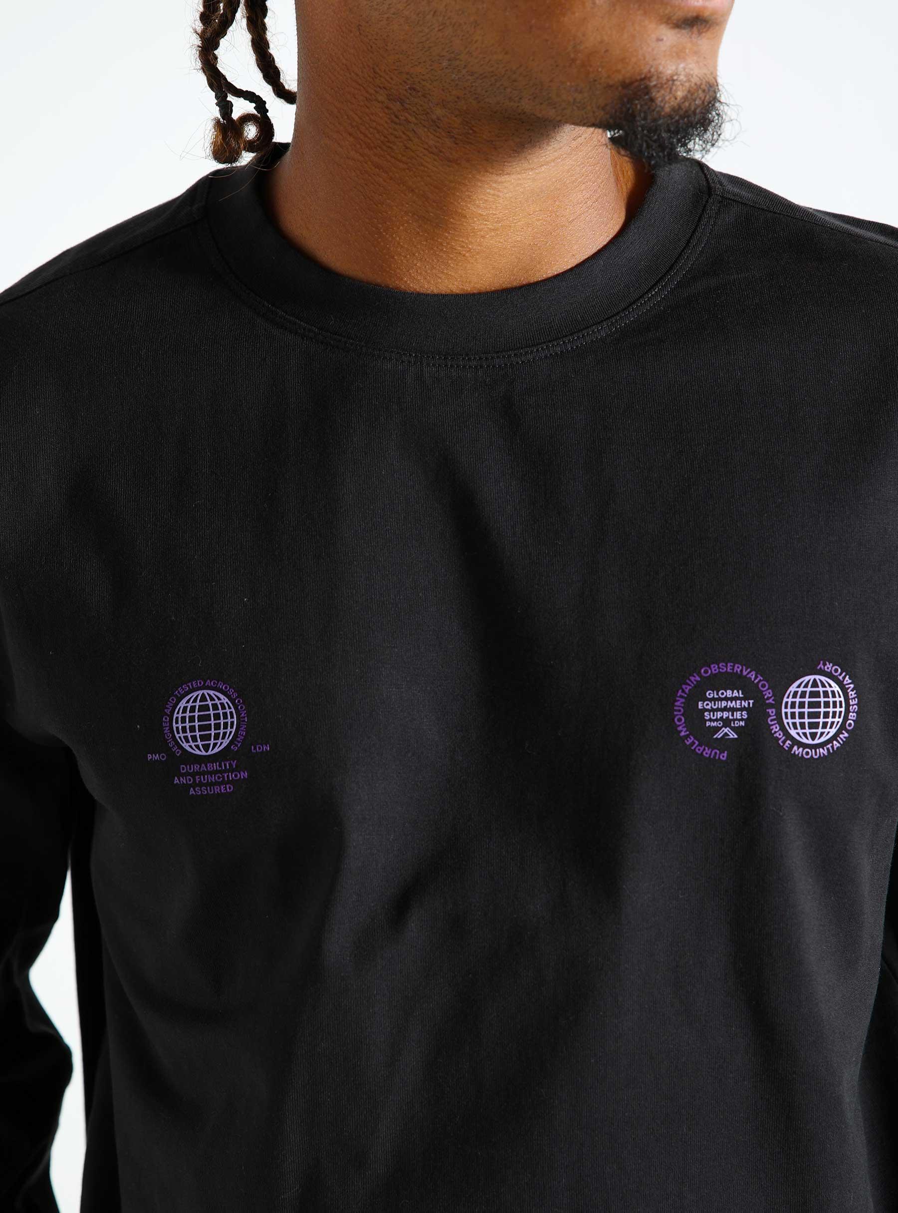 Globe Logo Longsleeve Black PMO2019