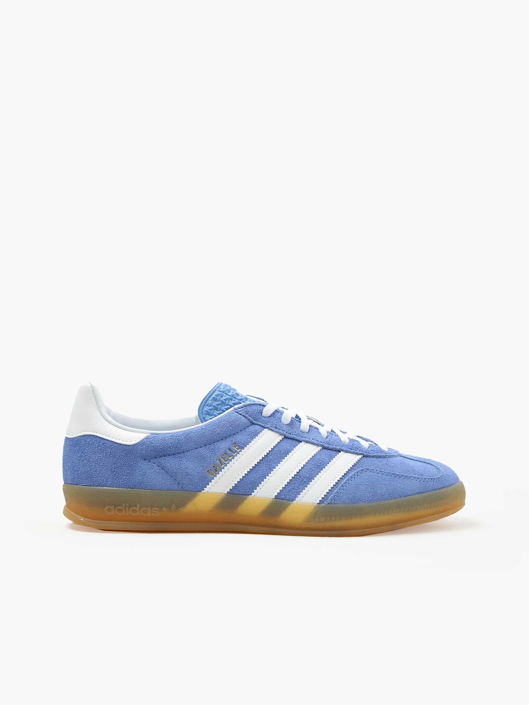 Gazelle Indoor W Blue Fusion Footwear White Gold Met HQ8717